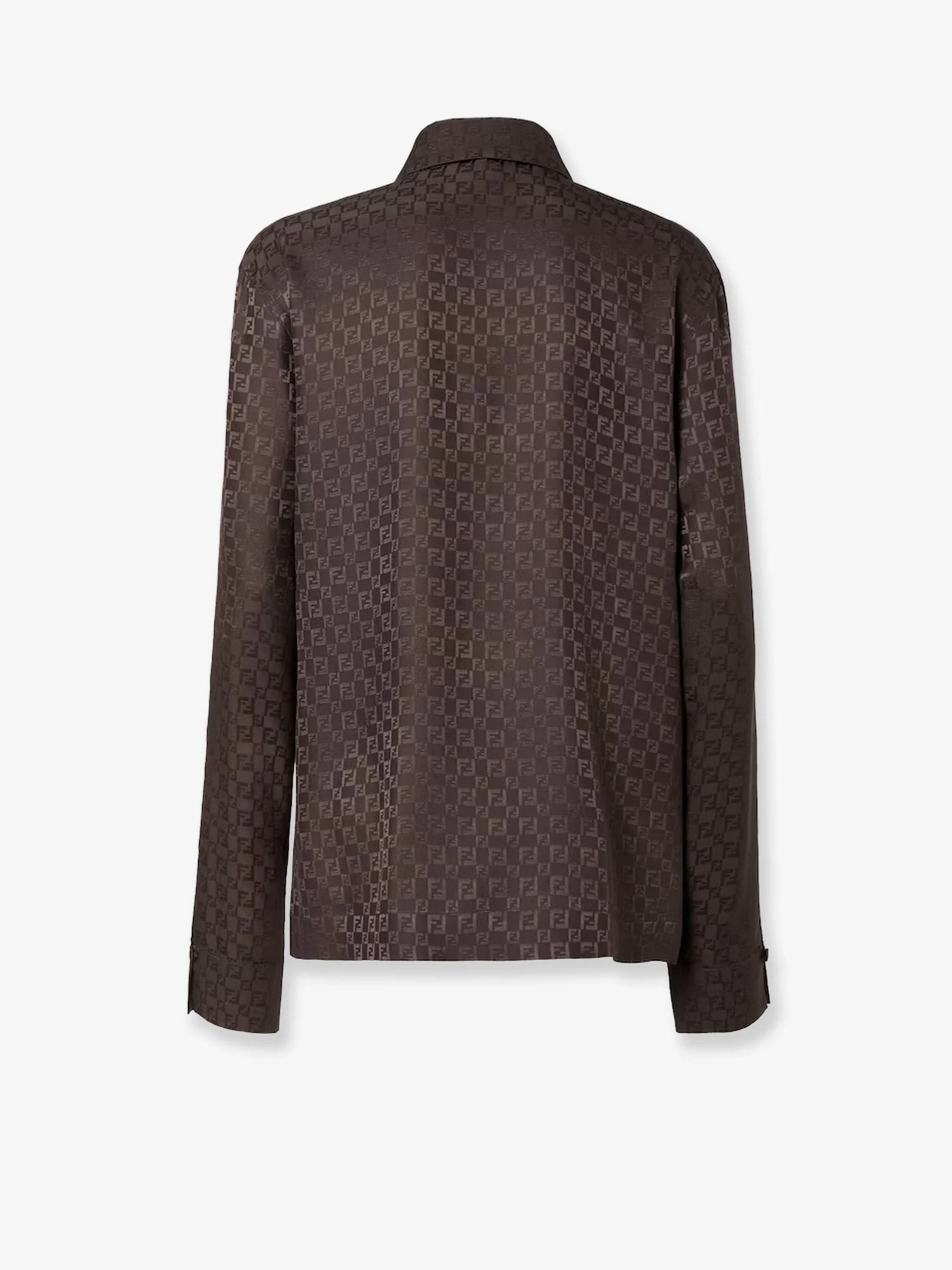 Fendi Silk Shirt With Ff Motif - Image 4