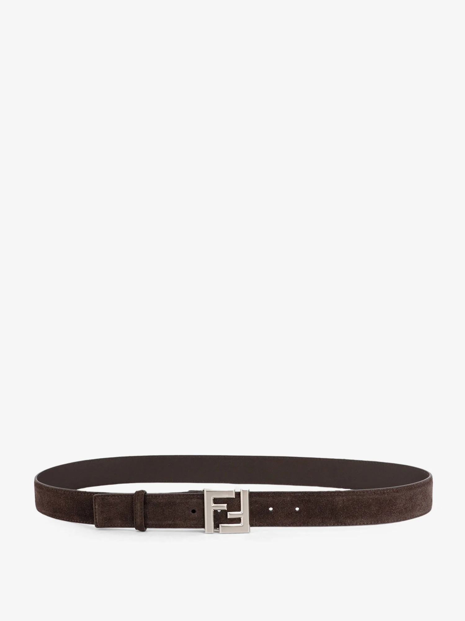 Fendi Squared Ff Suede Belt