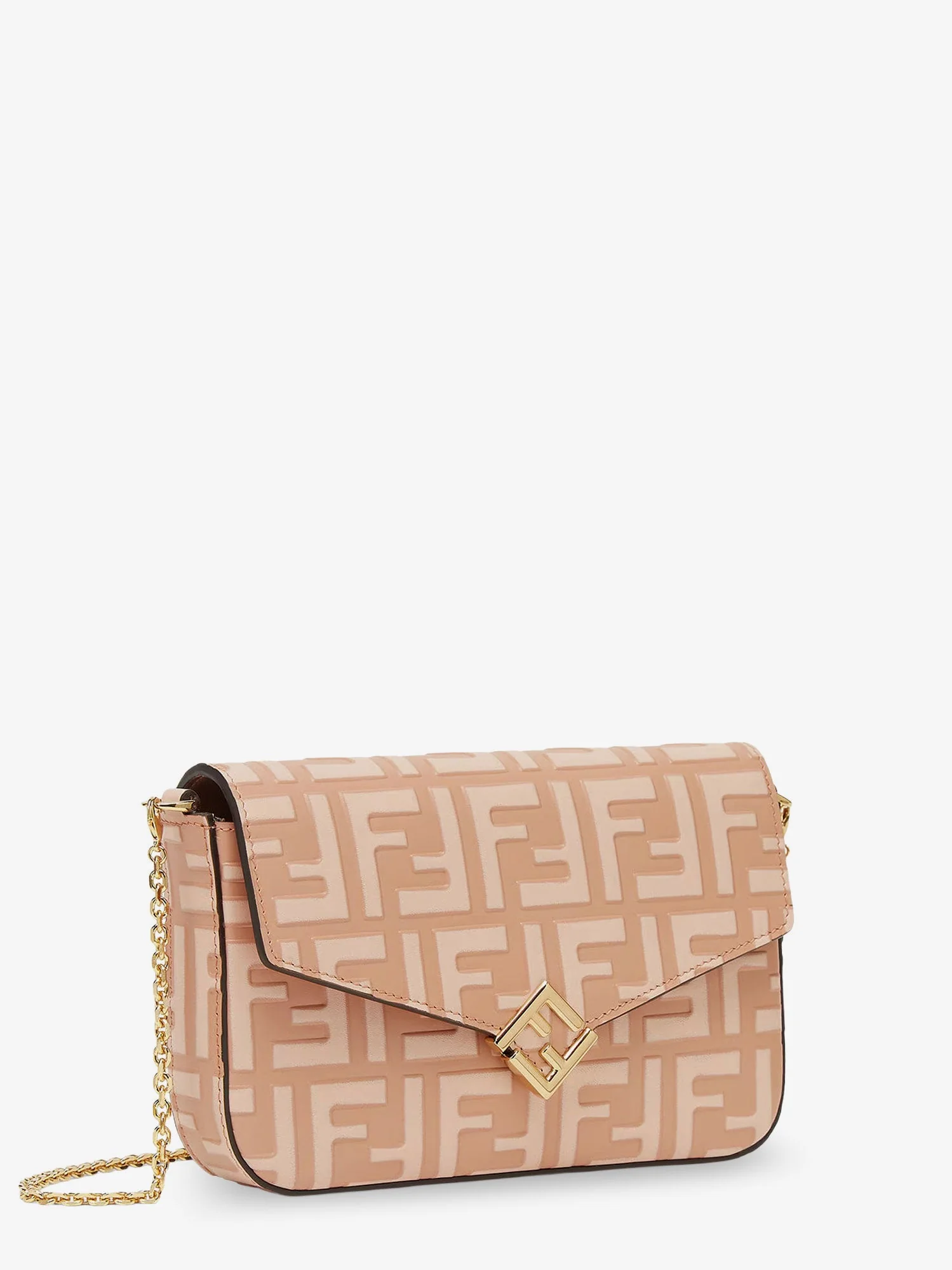 Fendi Wallet On Chain Ff Diamonds Leather Shoulder Bag - Image 3