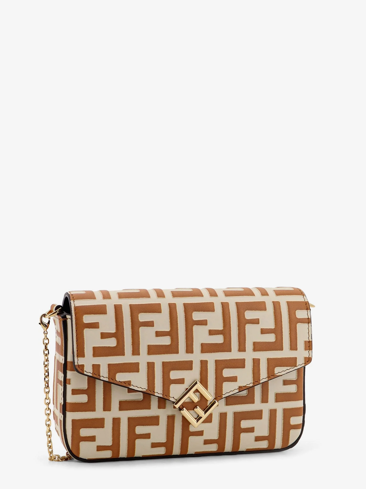 Fendi Wallet On Chain Ff Diamonds Leather Shoulder Bag - Image 7