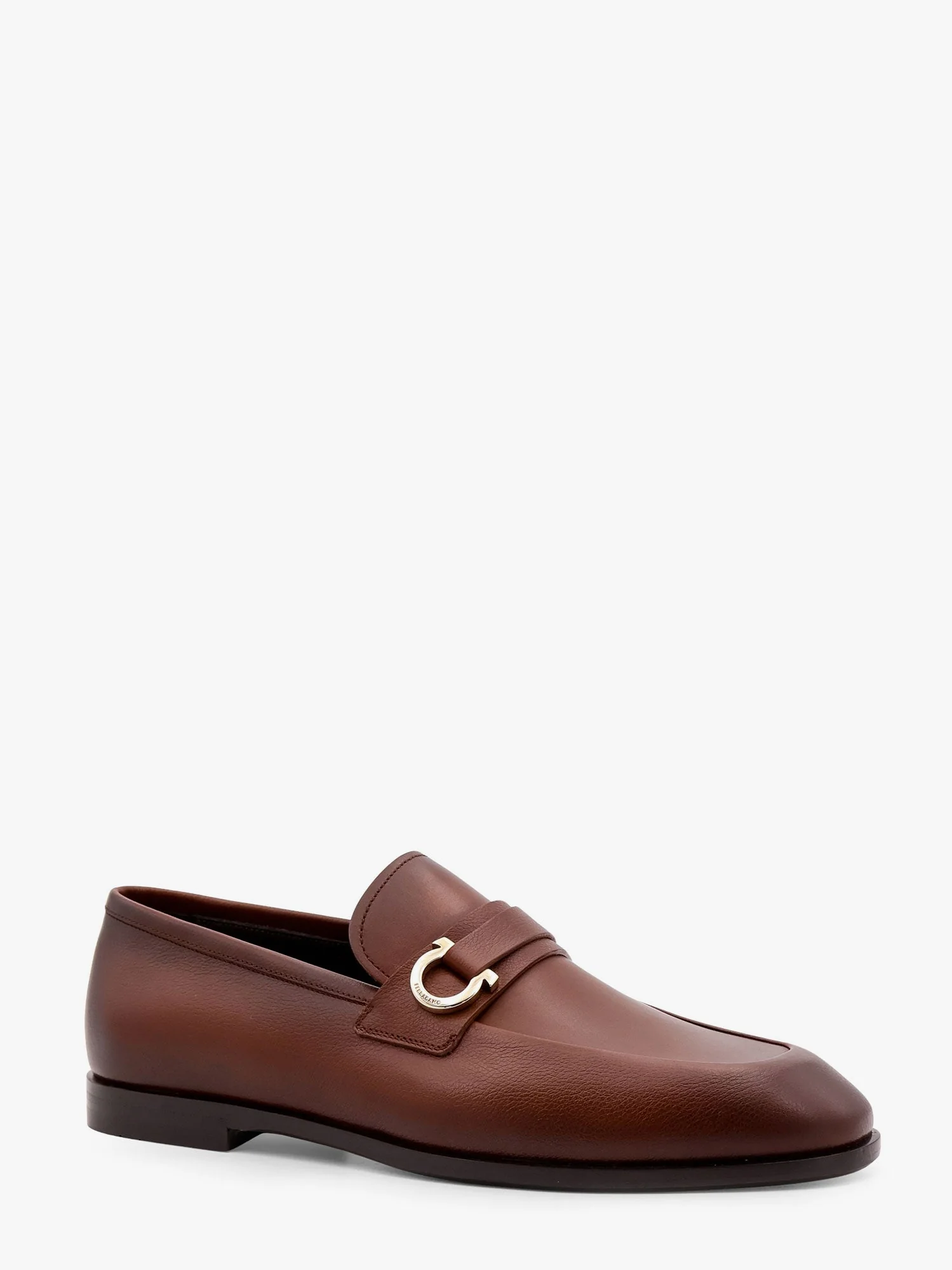 Ferragamo Florio Leather Loafer With Gancini Detail - Image 2