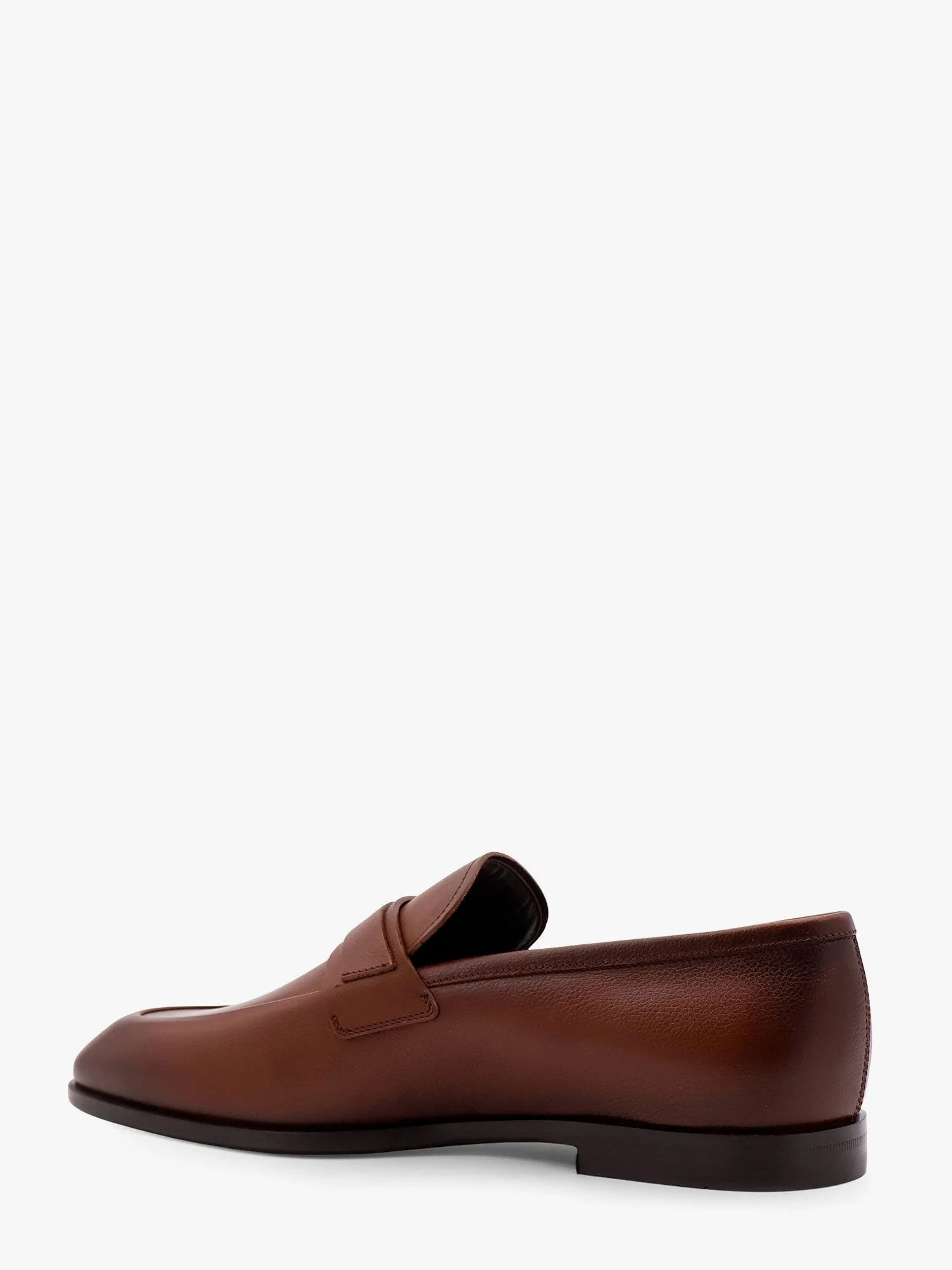 Ferragamo Florio Leather Loafer With Gancini Detail - Image 3