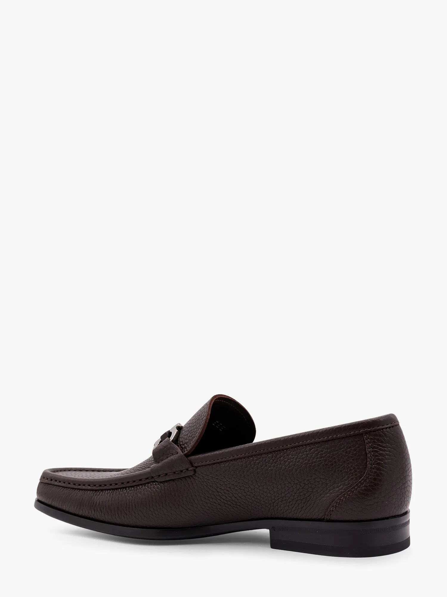 Ferragamo Grandioso Leather Loafer With Gancini Detail - Image 3