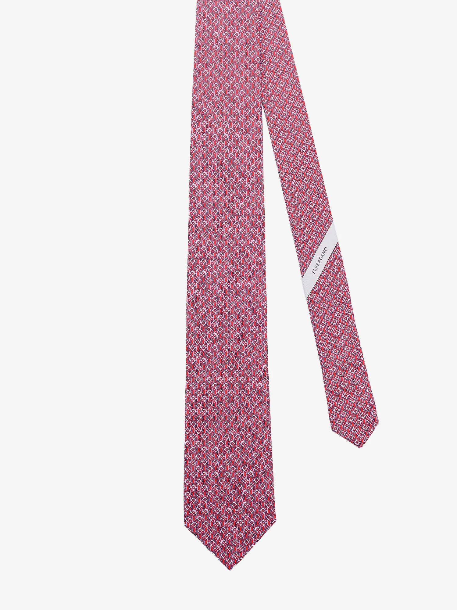 Ferragamo Silk Tie With Tetris Print - Image 2