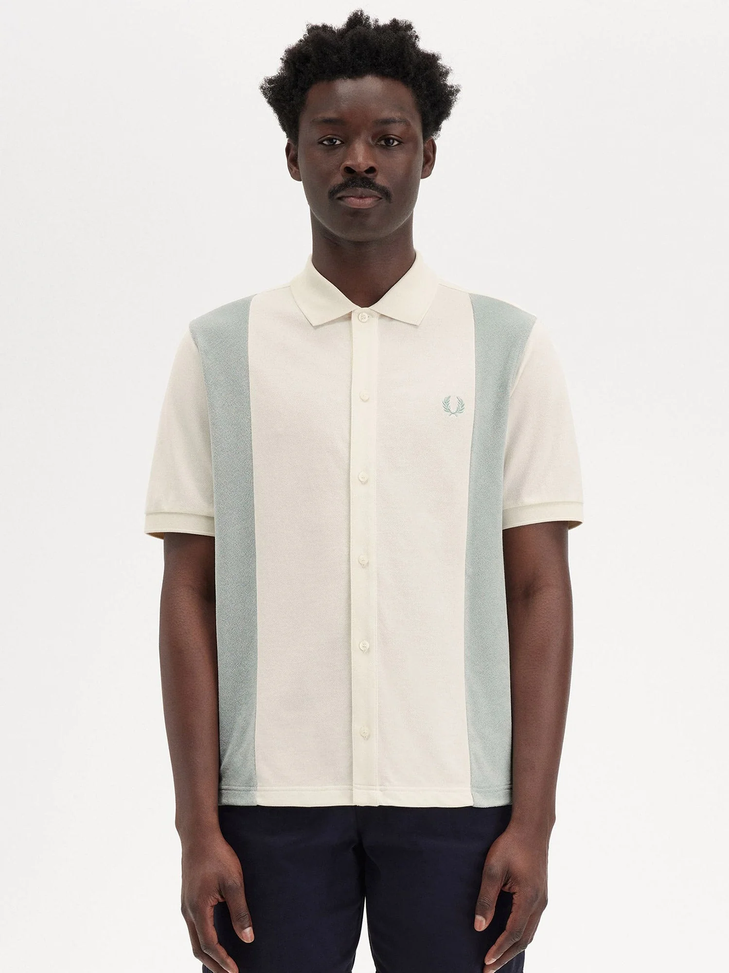 Fred Perry Cotton Piquet Polo Shirt With Towel Inserts - Image 2
