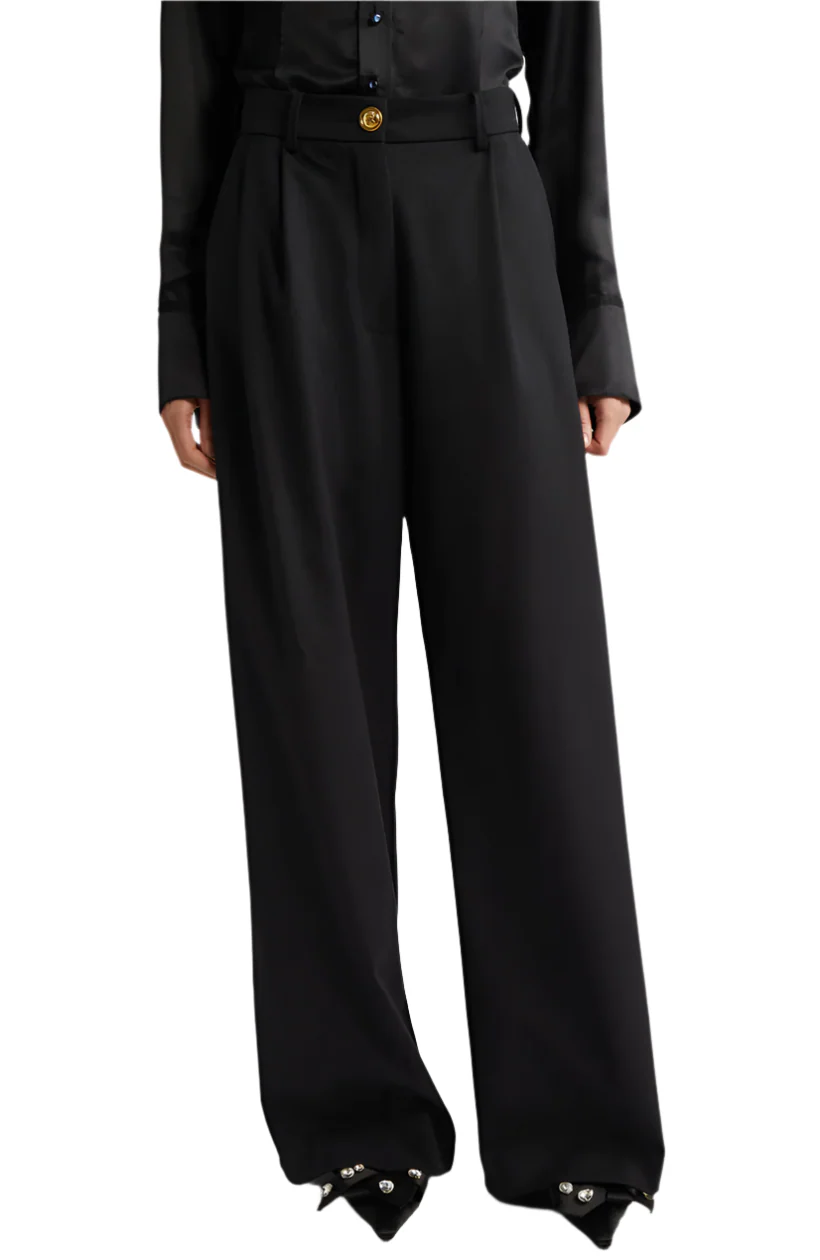 Giambattista Valli Pleated Wide Leg Trousers - Image 2