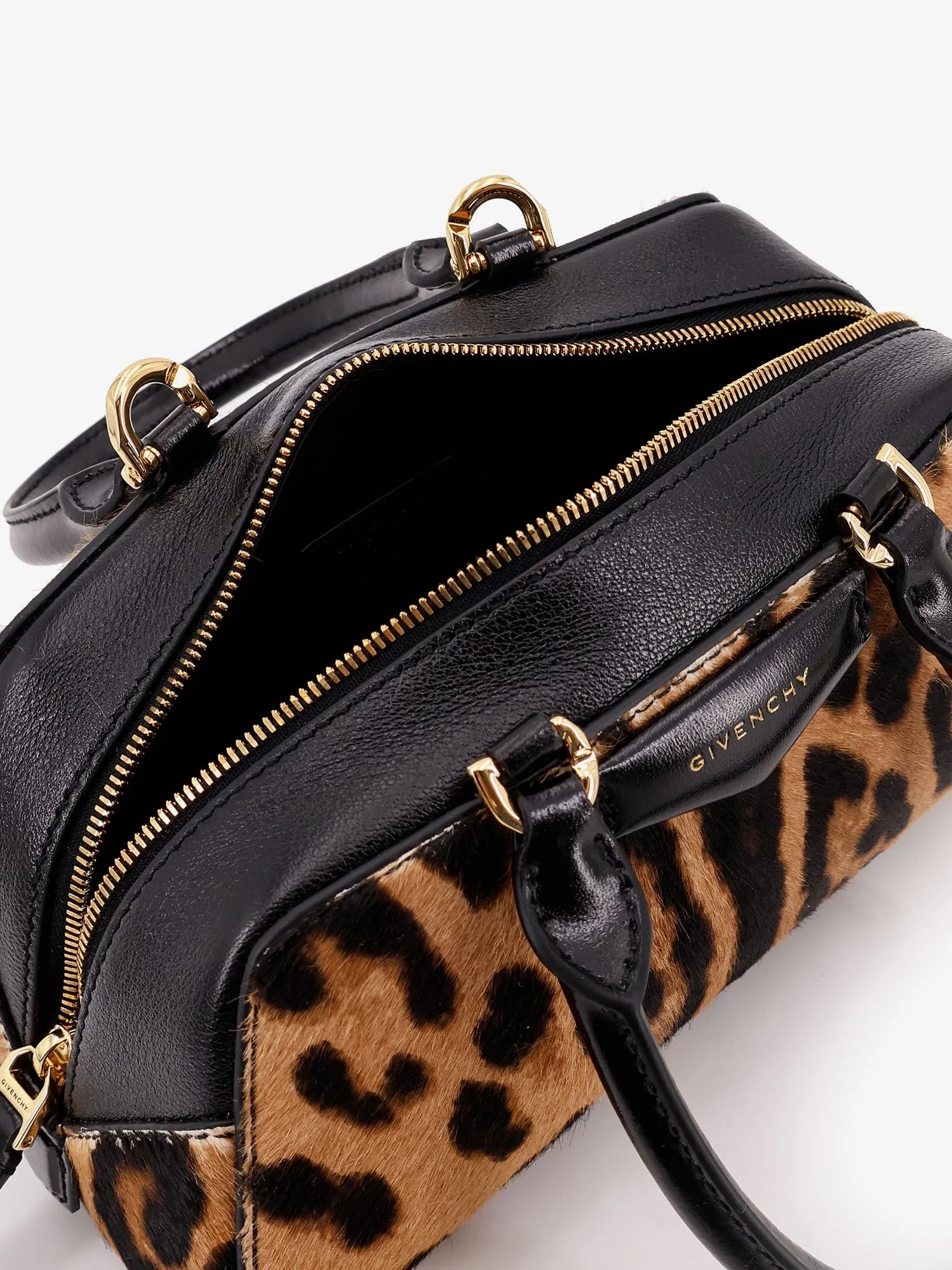 Givenchy Antigona East West Mini Pony Skin Crossbody Bag With Animal Print - Image 4
