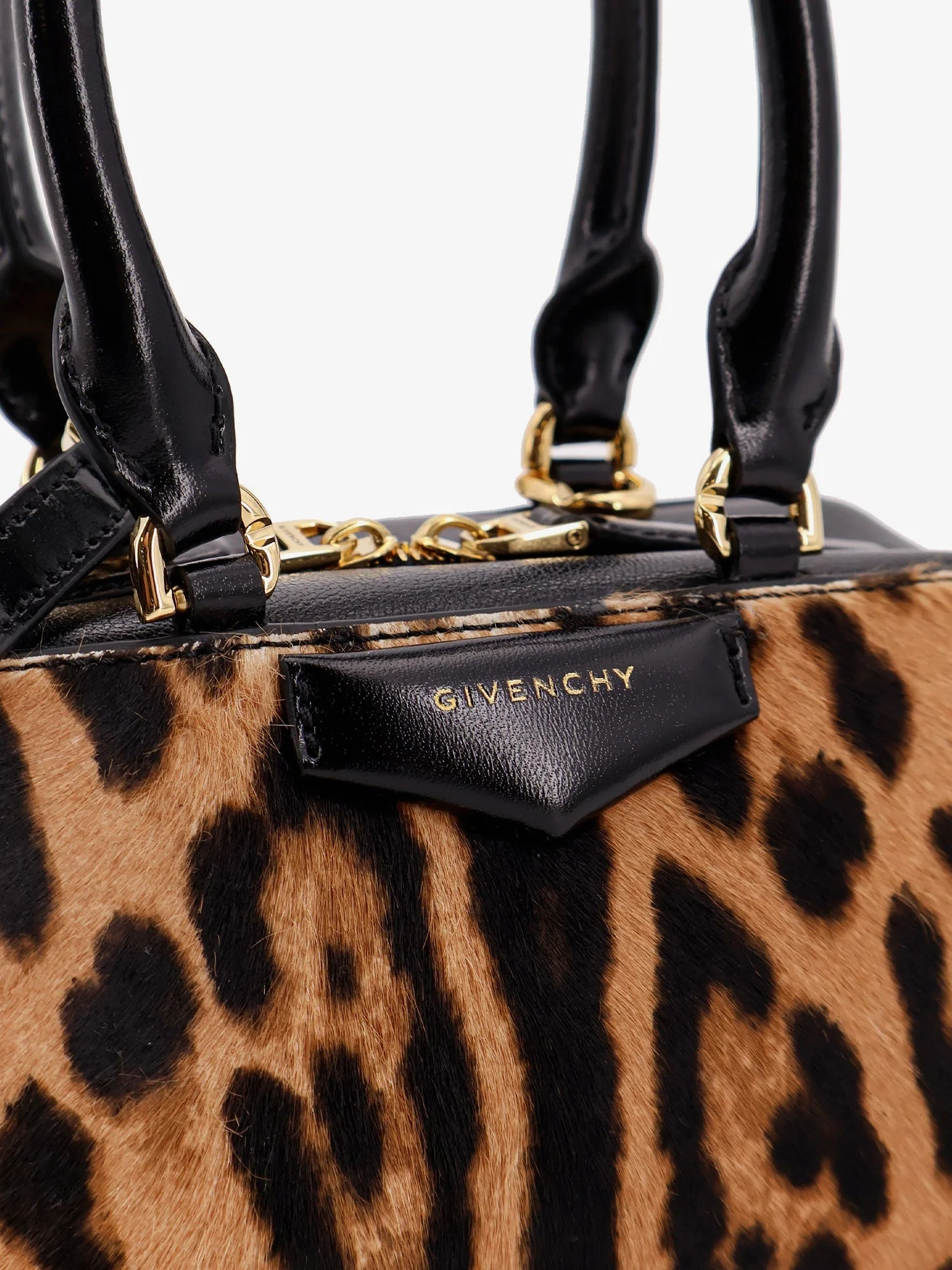 Givenchy Antigona East West Mini Pony Skin Crossbody Bag With Animal Print - Image 5