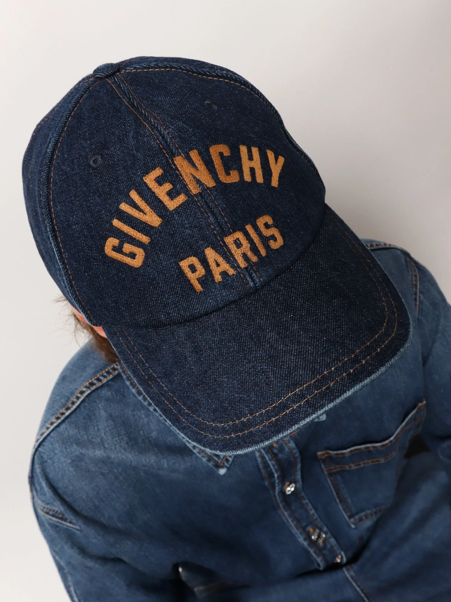 Givenchy Baseball Denim Hat - Image 2