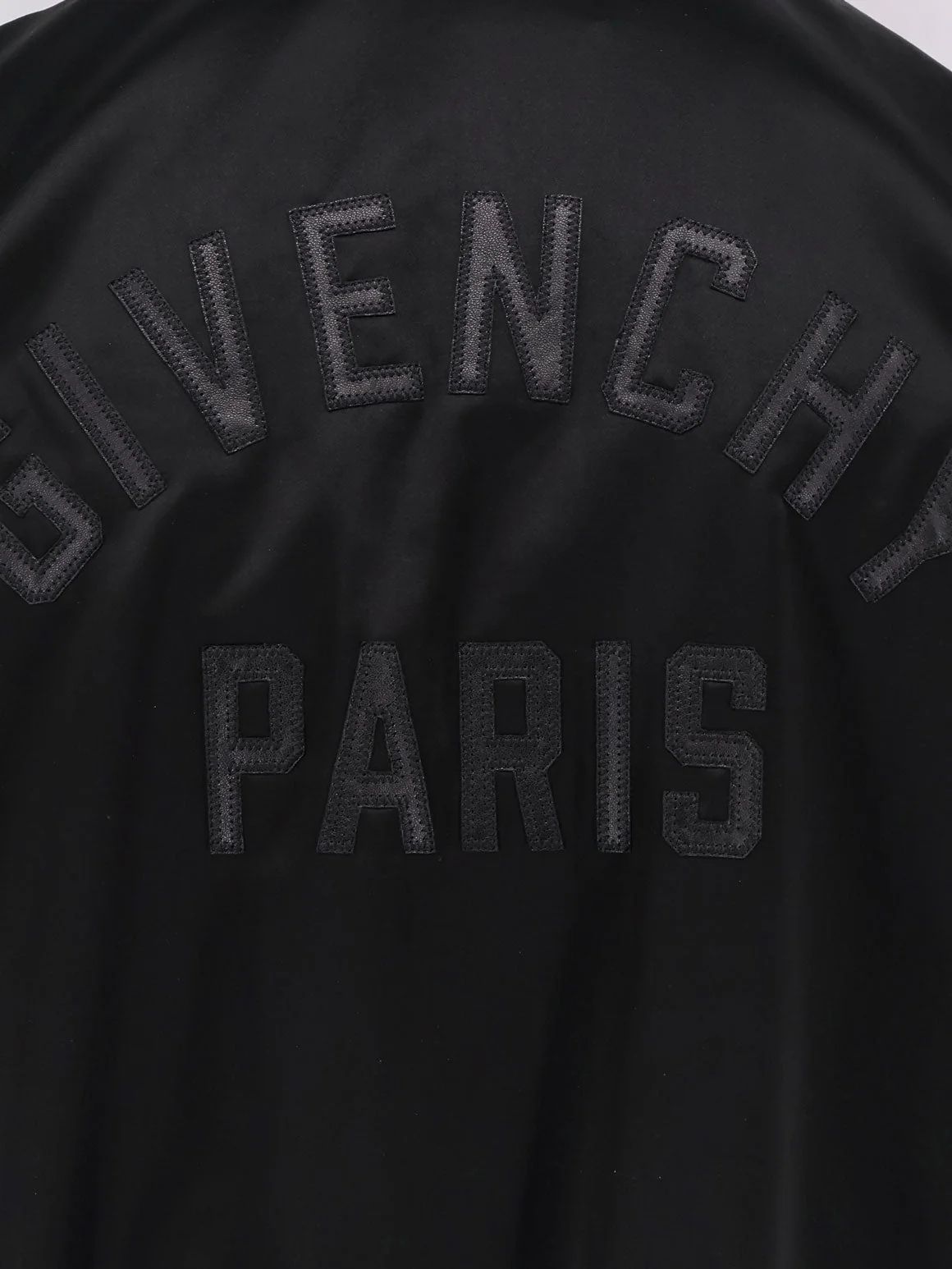 Givenchy Cotton And Nylon Jacket With Leather Sleeves - Image 5