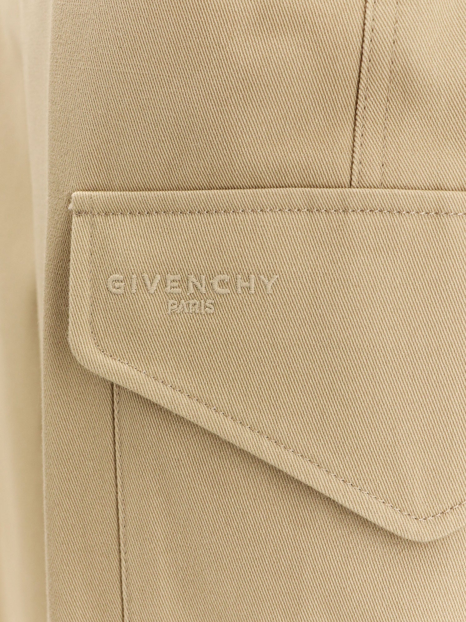 Givenchy Cotton And Wool Cargo Trousers - Image 3