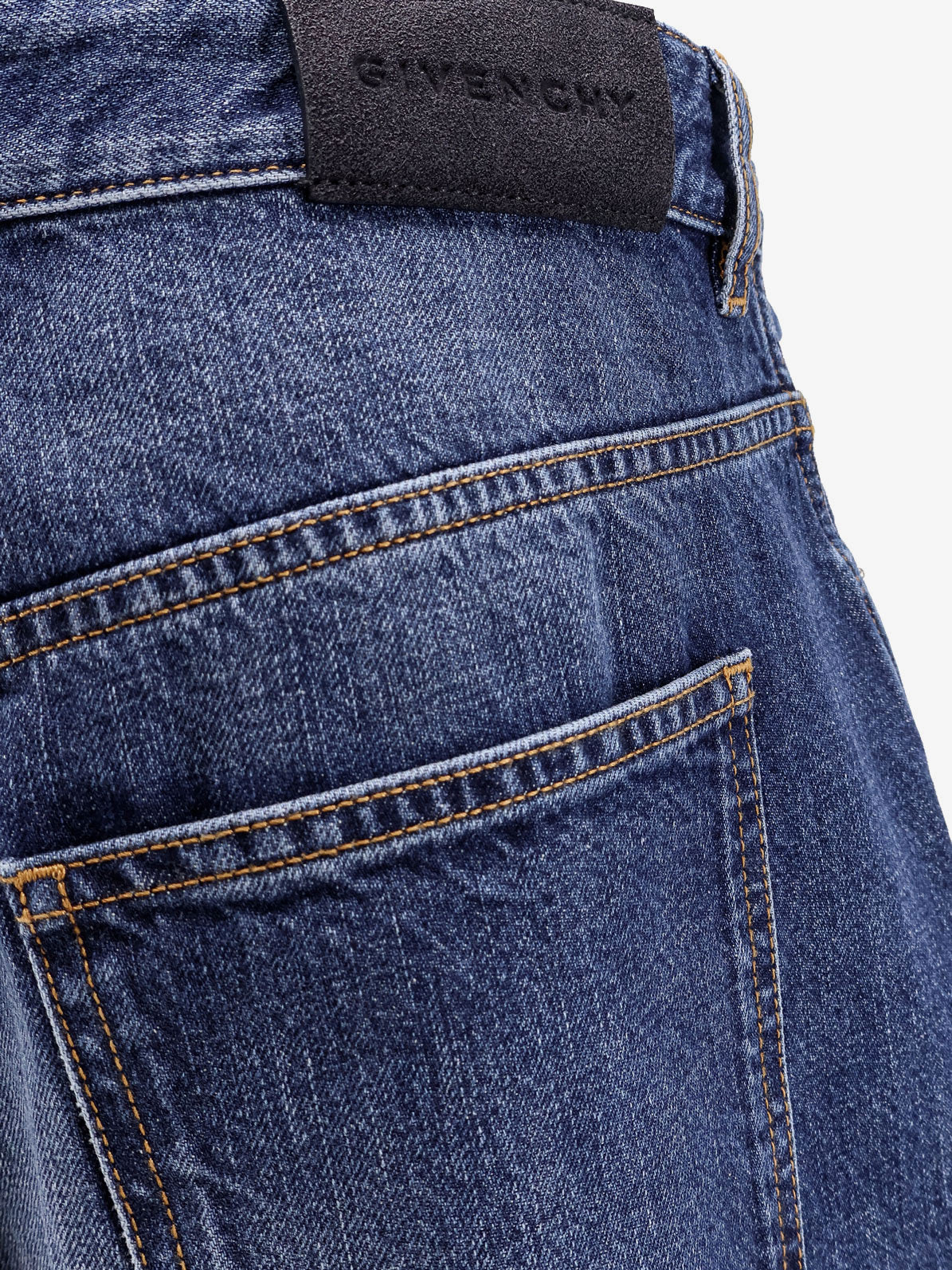 Givenchy Twisted Stone-Washed Denim Jeans - Image 5