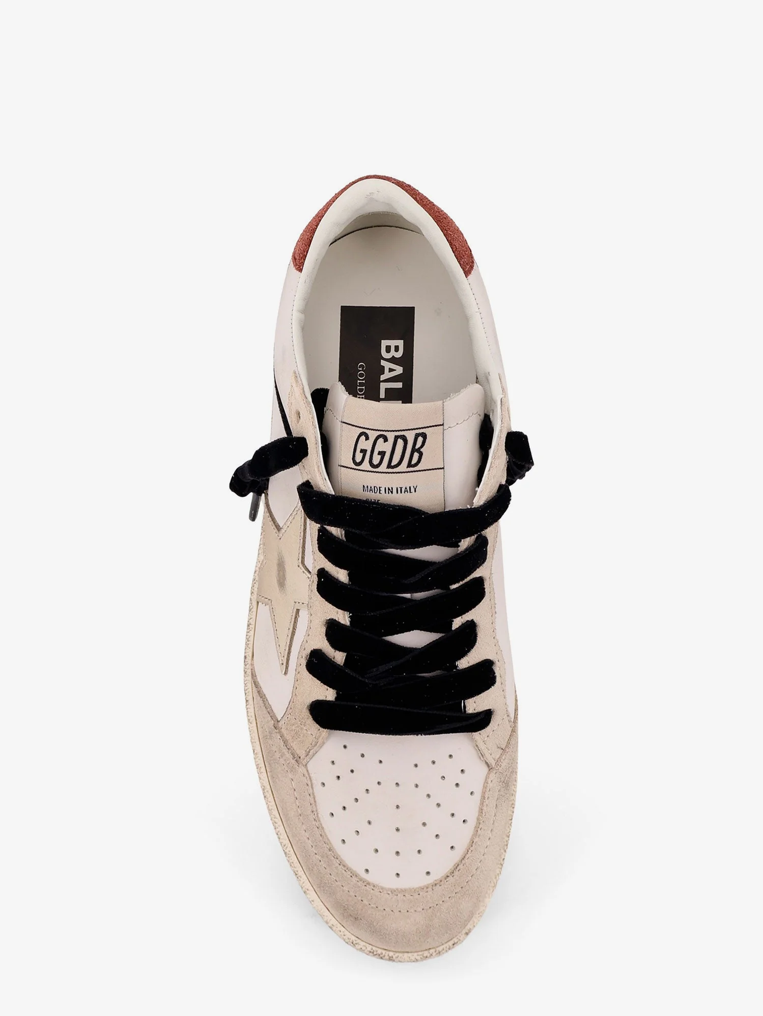 Golden Goose Deluxe Brand Ball Star With Padded Collar Leather Sneakers - Image 10