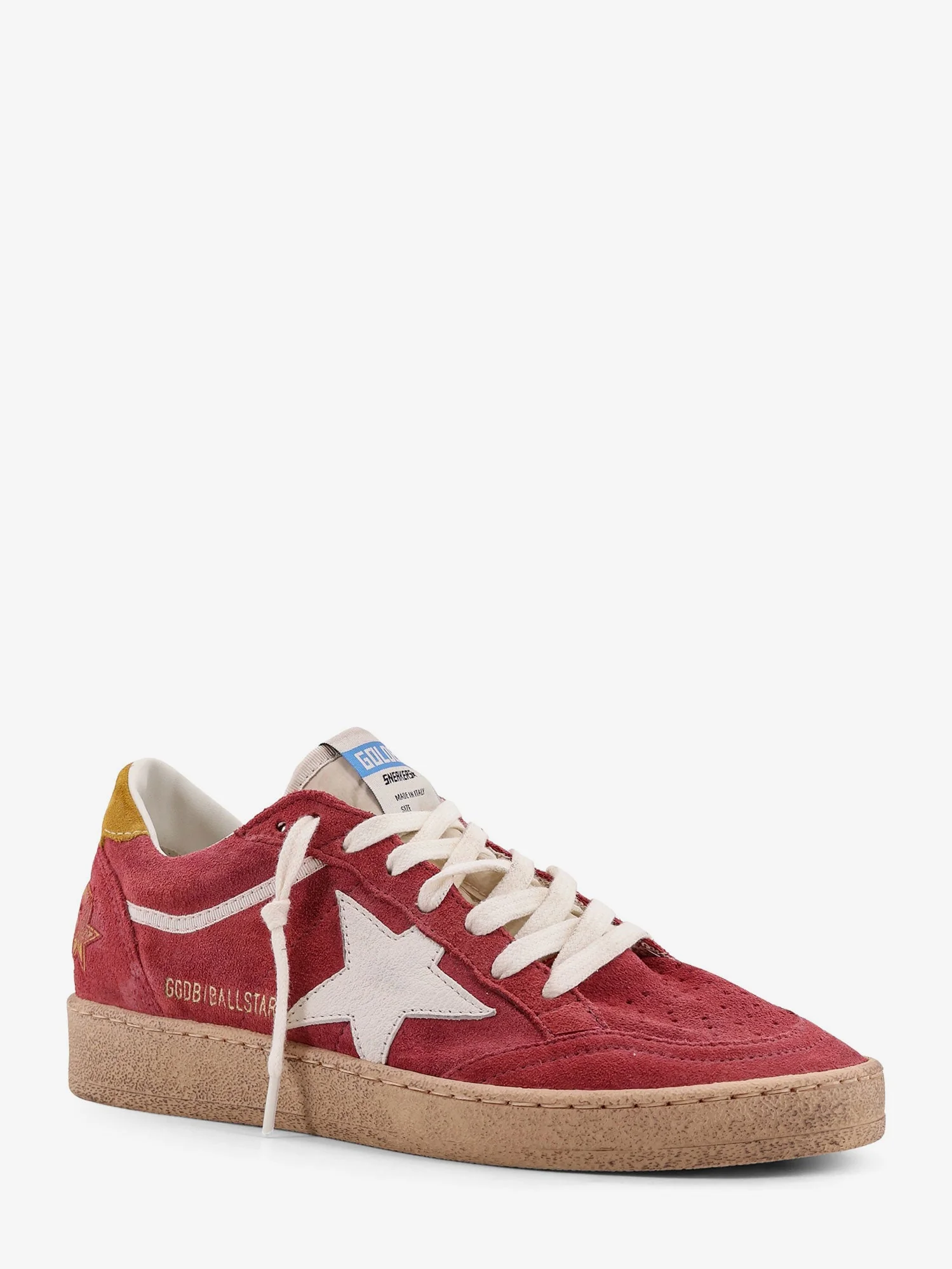Golden Goose Deluxe Brand Ball Star With Padded Collar Leather Sneakers - Image 12