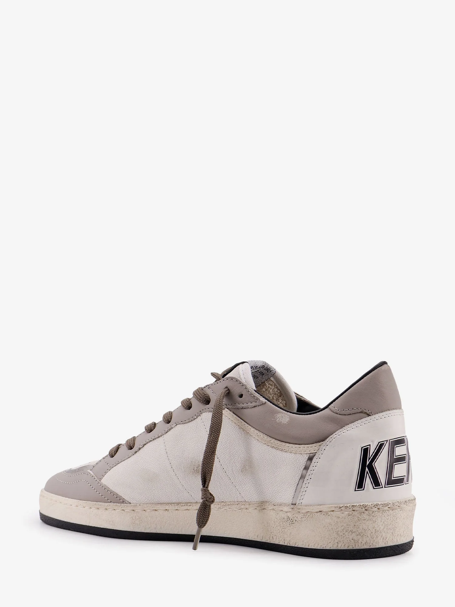 Golden Goose Deluxe Brand Ballstar Leather Sneakers With Suede Inserts - Image 3