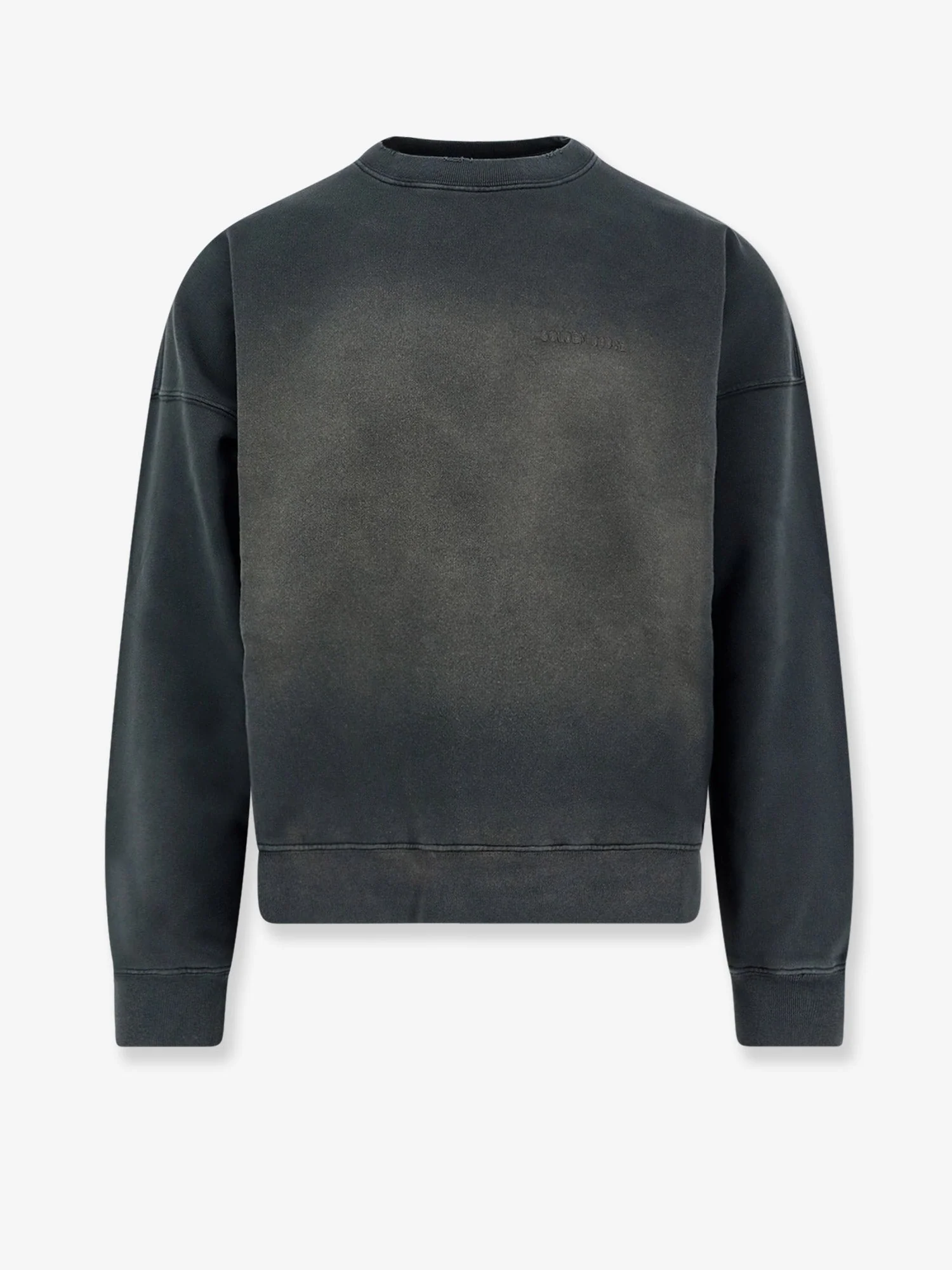 Golden Goose Deluxe Brand Cotton Sweatshirt With Distressed Effect