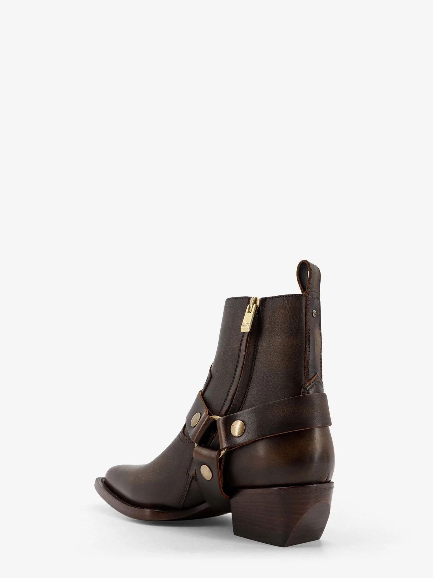 Golden Goose Deluxe Brand Debbie Distressed Leather Boots - Image 3