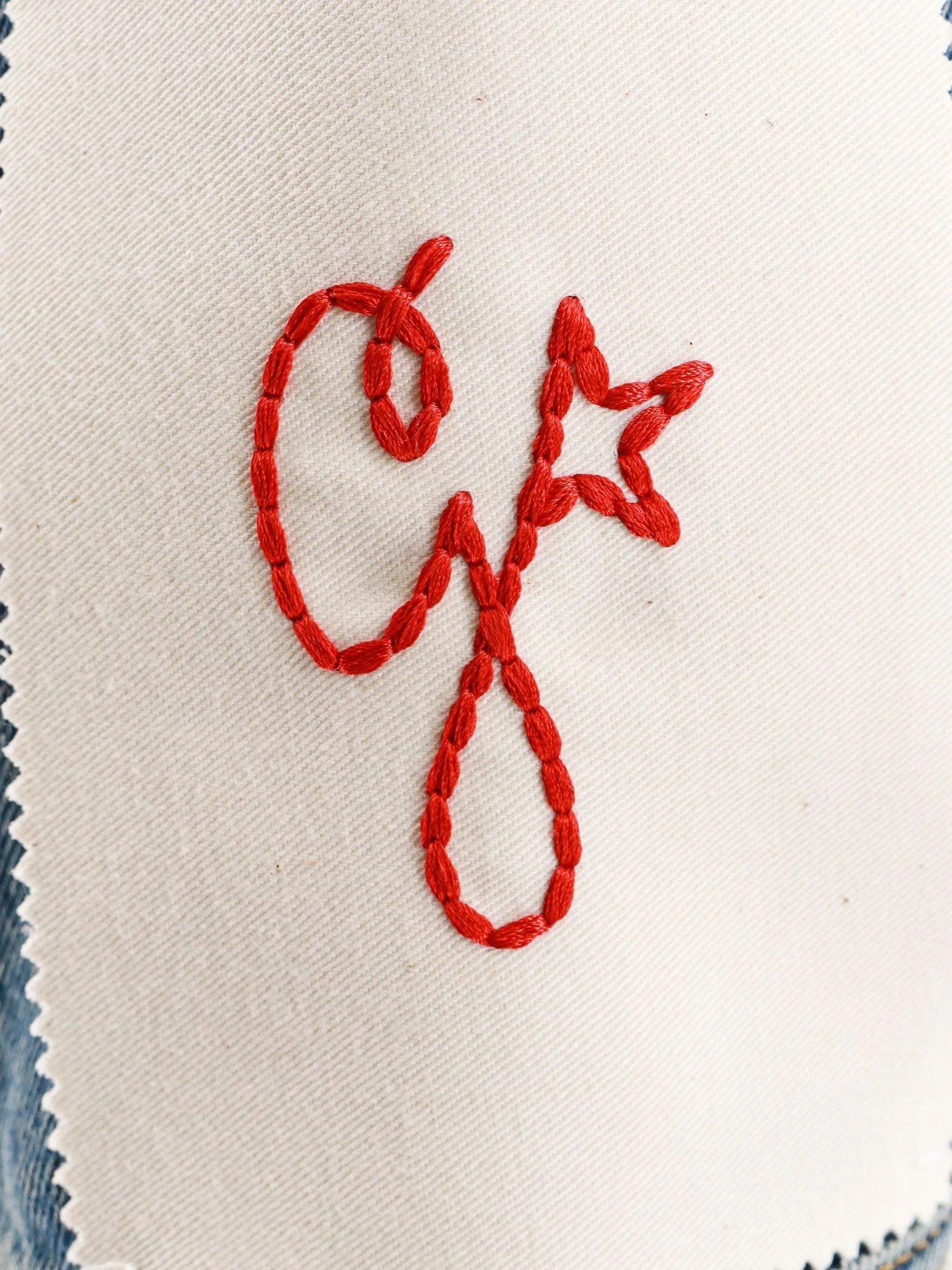 Golden Goose Deluxe Brand Denim Jacket With Embroidered Monogram - Image 3