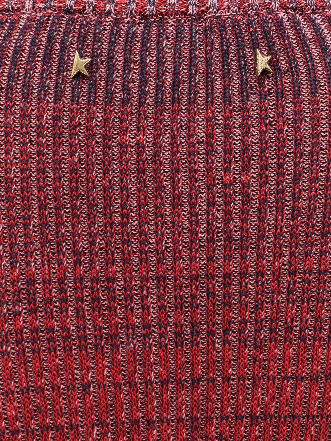 Golden Goose Deluxe Brand Knitted Multicolor Mini Dress With Stars Detail - Image 3