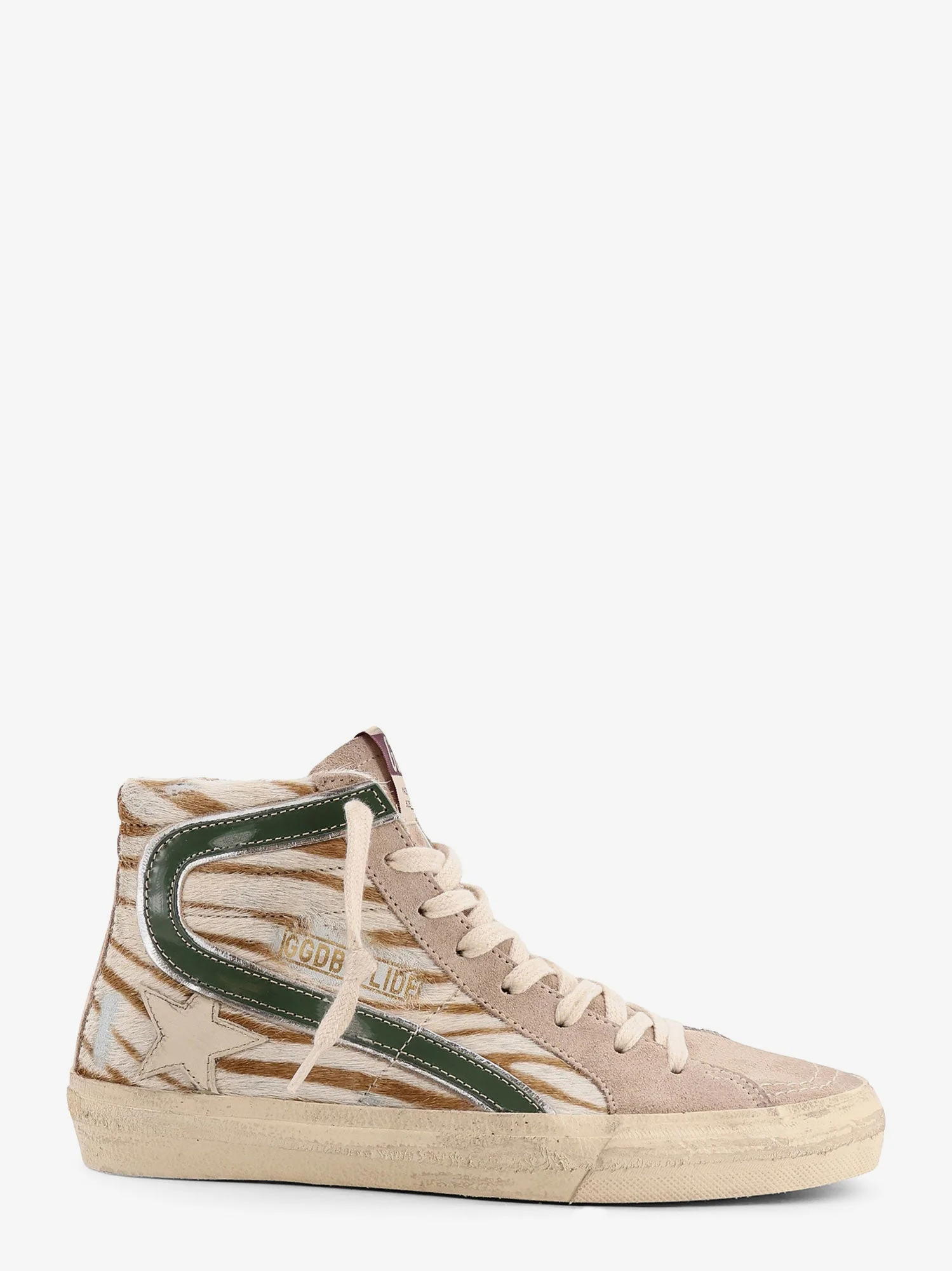 Golden Goose Deluxe Brand Leather Sneakers With All-Over Glitter Detail