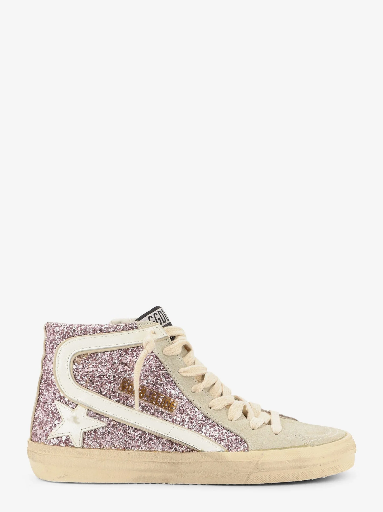 Golden Goose Deluxe Brand Leather Sneakers With All-Over Glitter Detail - Image 10