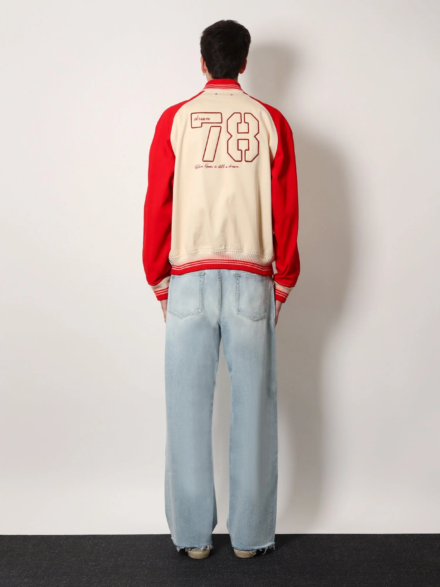 Golden Goose Deluxe Brand Nic Cotton Jacket With Maxi Golden Club Embroidery - Image 3