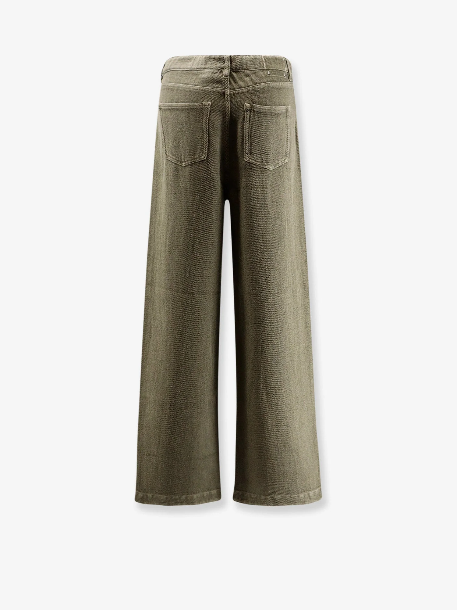 Golden Goose Deluxe Brand Ortensia Cotton And Linen Trousers - Image 2