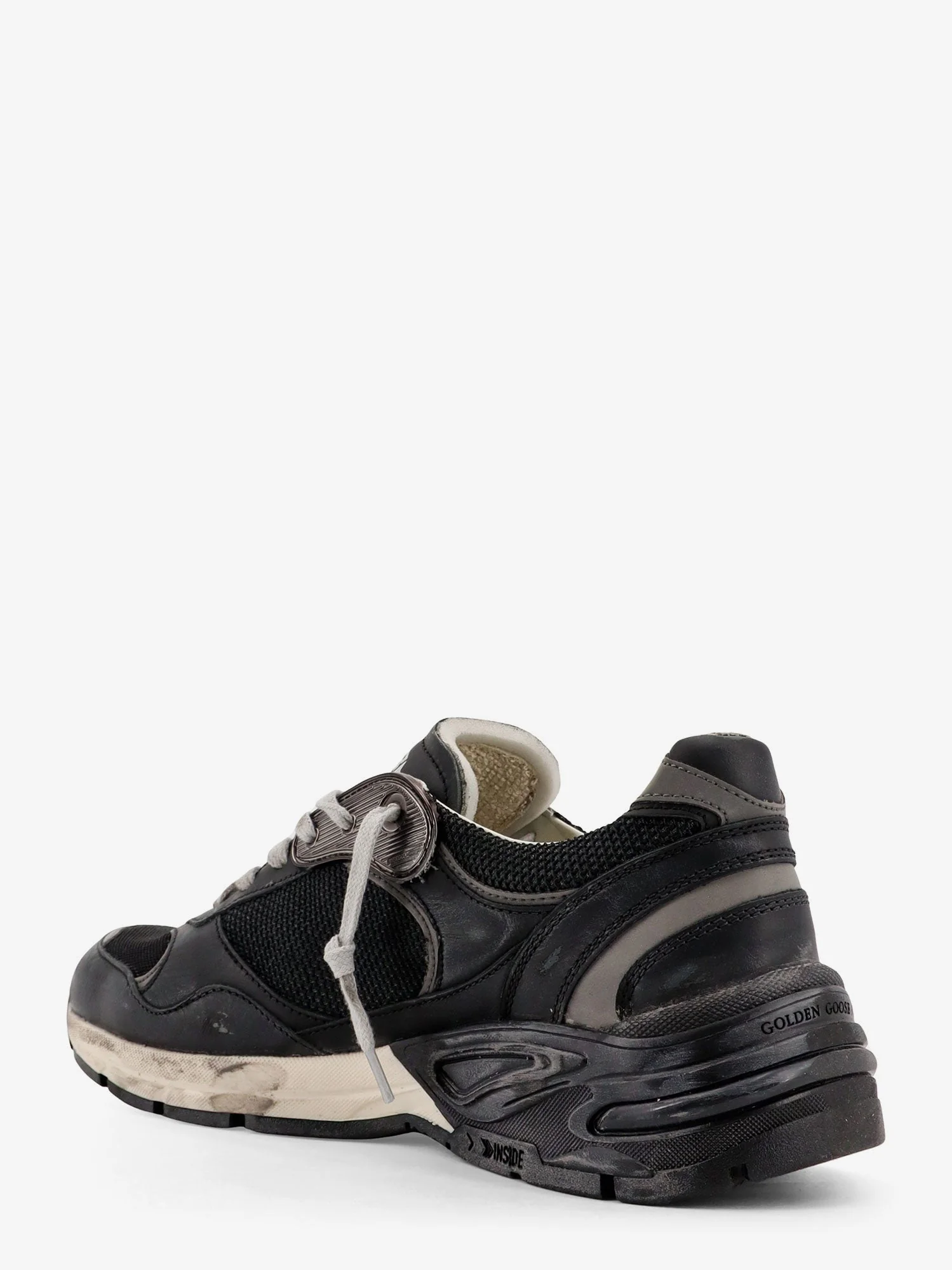 Golden Goose Deluxe Brand Running Dad New Mesh And Leather Sneakers - Image 3