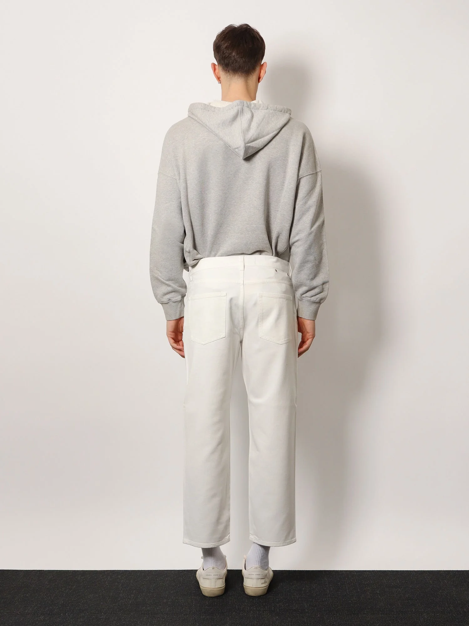 Golden Goose Deluxe Brand Skate White Denim Trouser - Image 3