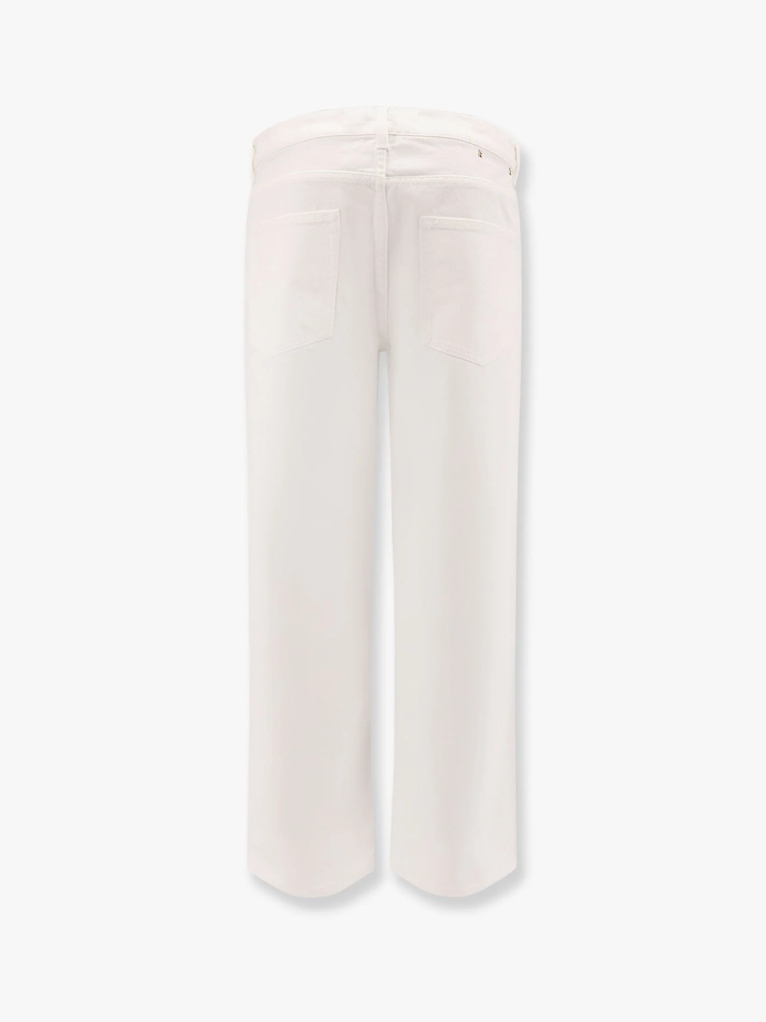 Golden Goose Deluxe Brand Skate White Denim Trouser - Image 4