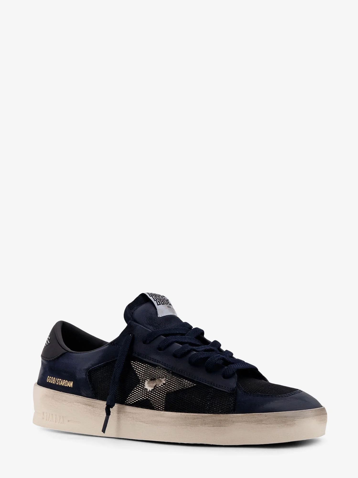 Golden Goose Deluxe Brand Stardan Under Net Star Low-Top Leather Sneakers - Image 2
