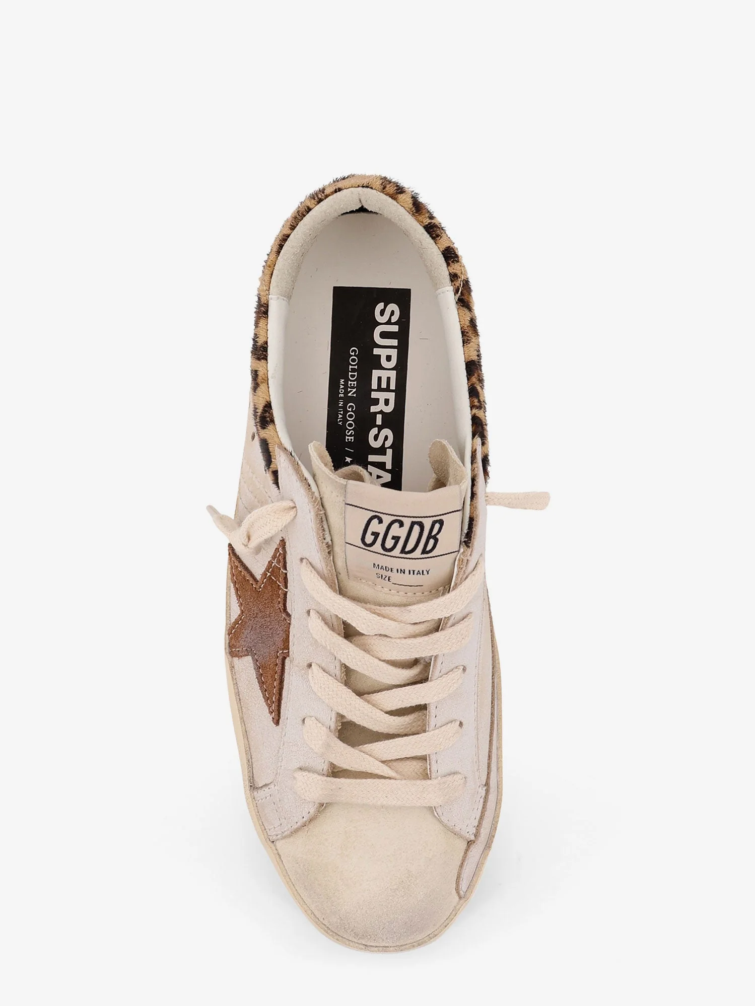Golden Goose Deluxe Brand Super Star With List Leather Sneakers - Image 5