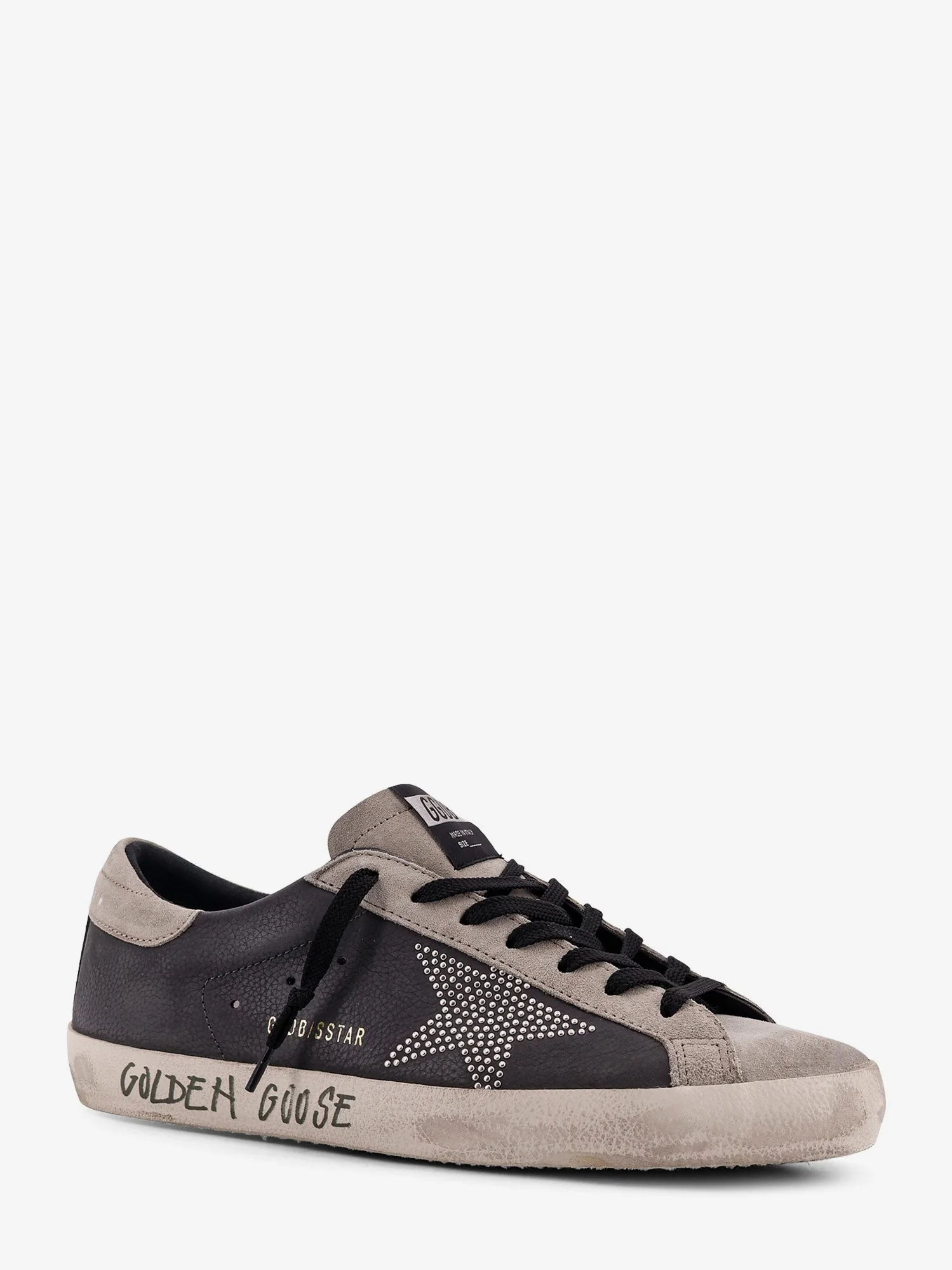 Golden Goose Deluxe Brand Superstar Leather Sneakers With Side Logo - Image 2