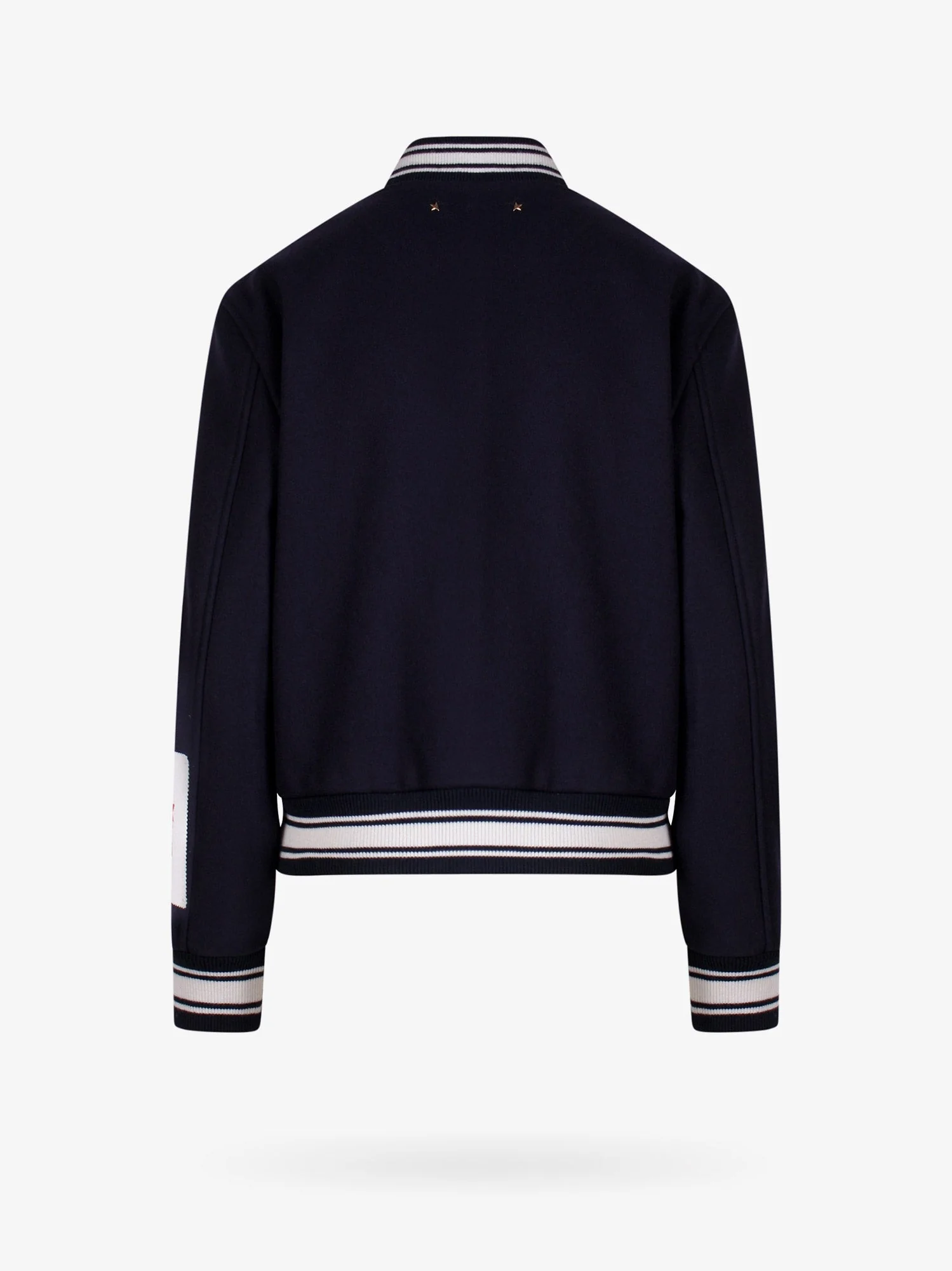 Golden Goose Deluxe Brand Wool Blend Bomber With Embroidered Logo