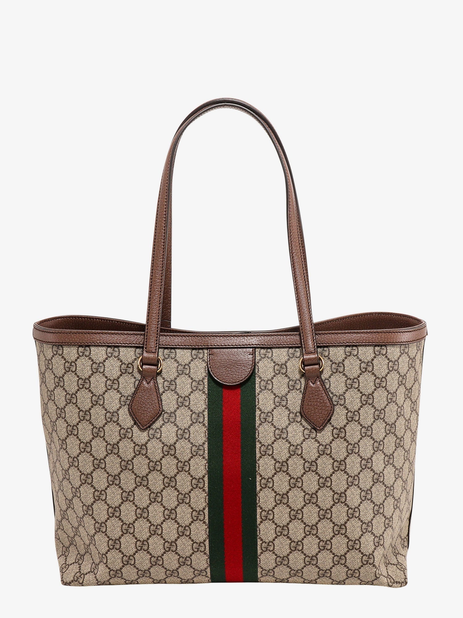 Gucci Coated Canvas Ophidia Shopping Bag With Supreme Gg Fabric - Image 2
