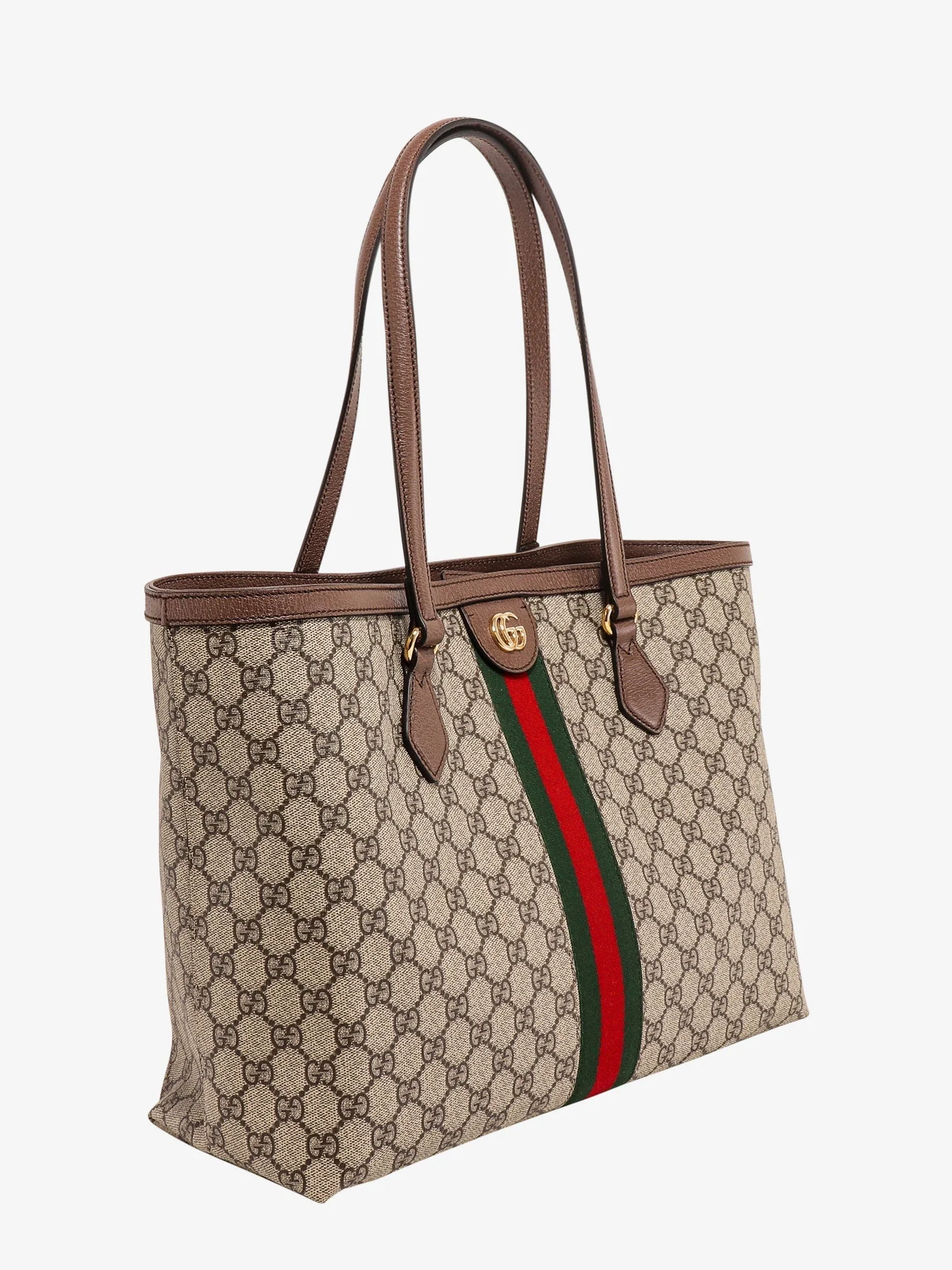Gucci Coated Canvas Ophidia Shopping Bag With Supreme Gg Fabric - Image 3