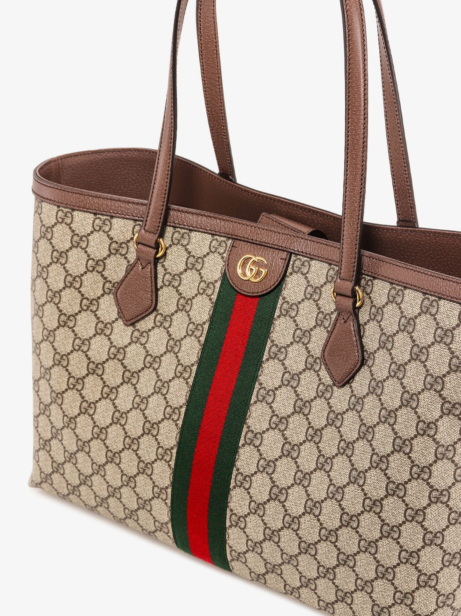 Gucci Coated Canvas Ophidia Shopping Bag With Supreme Gg Fabric - Image 4