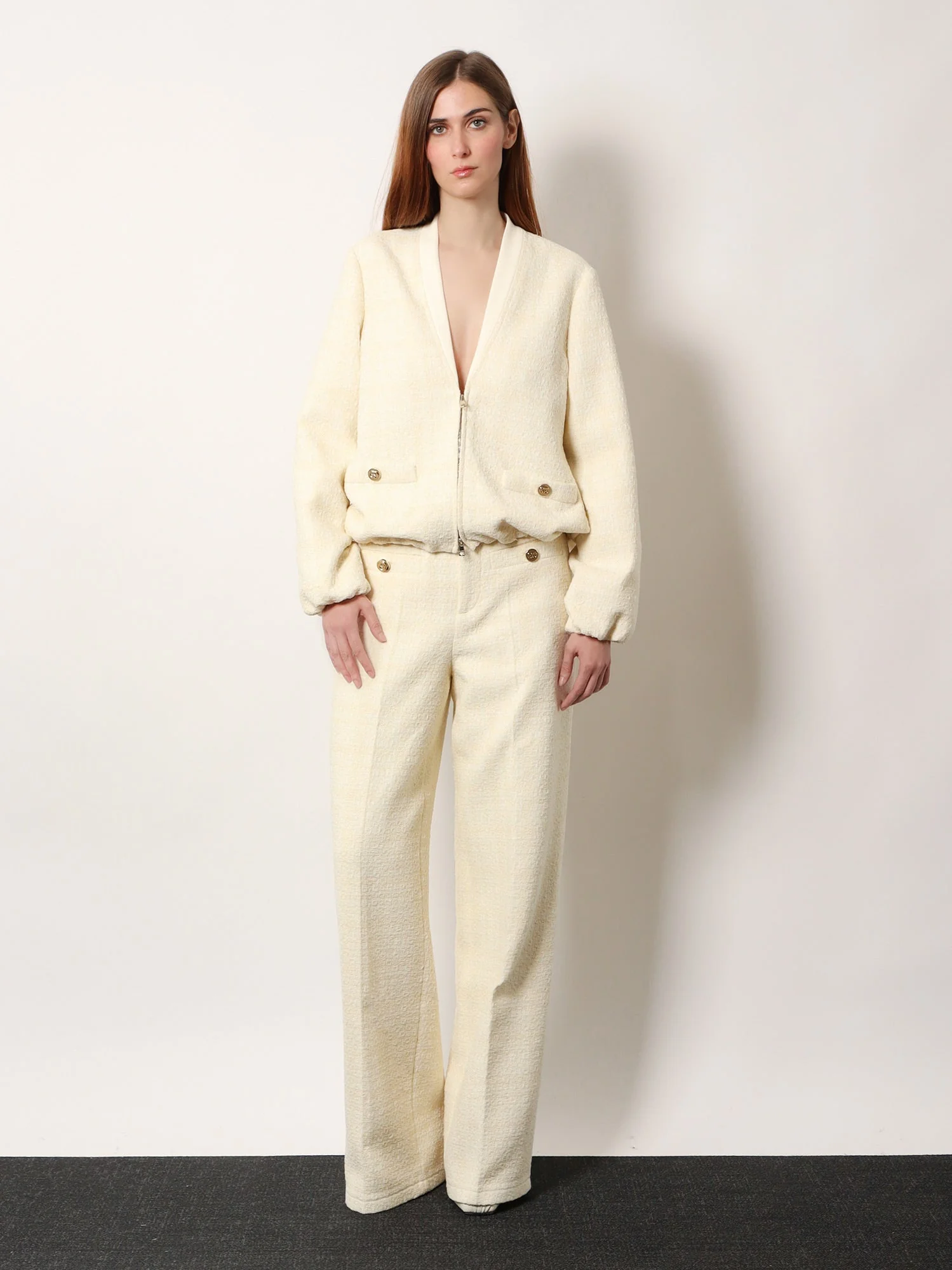 Gucci Cotton Blend Trousers With Checked Pattern - Image 2