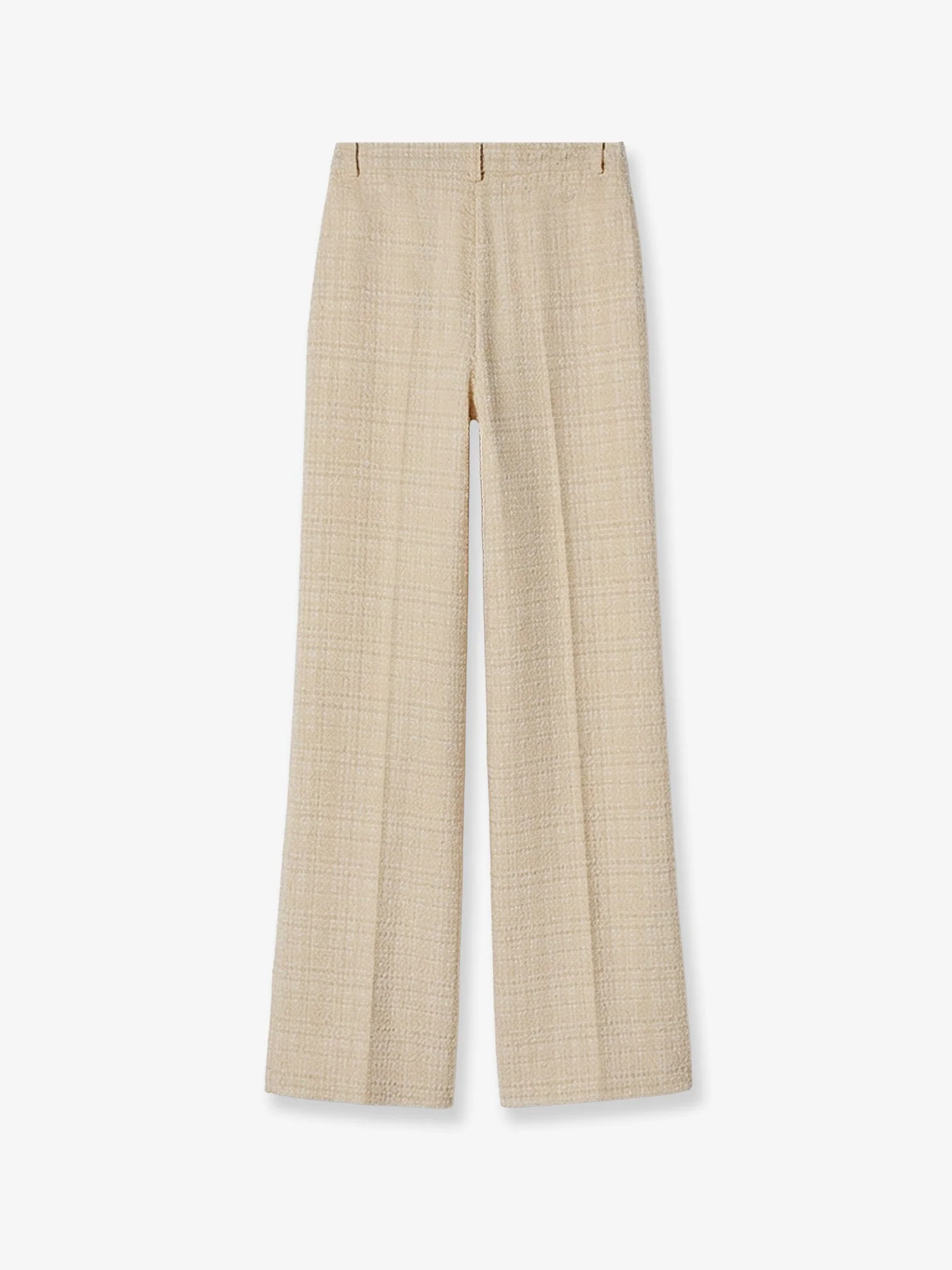 Gucci Cotton Blend Trousers With Checked Pattern - Image 4