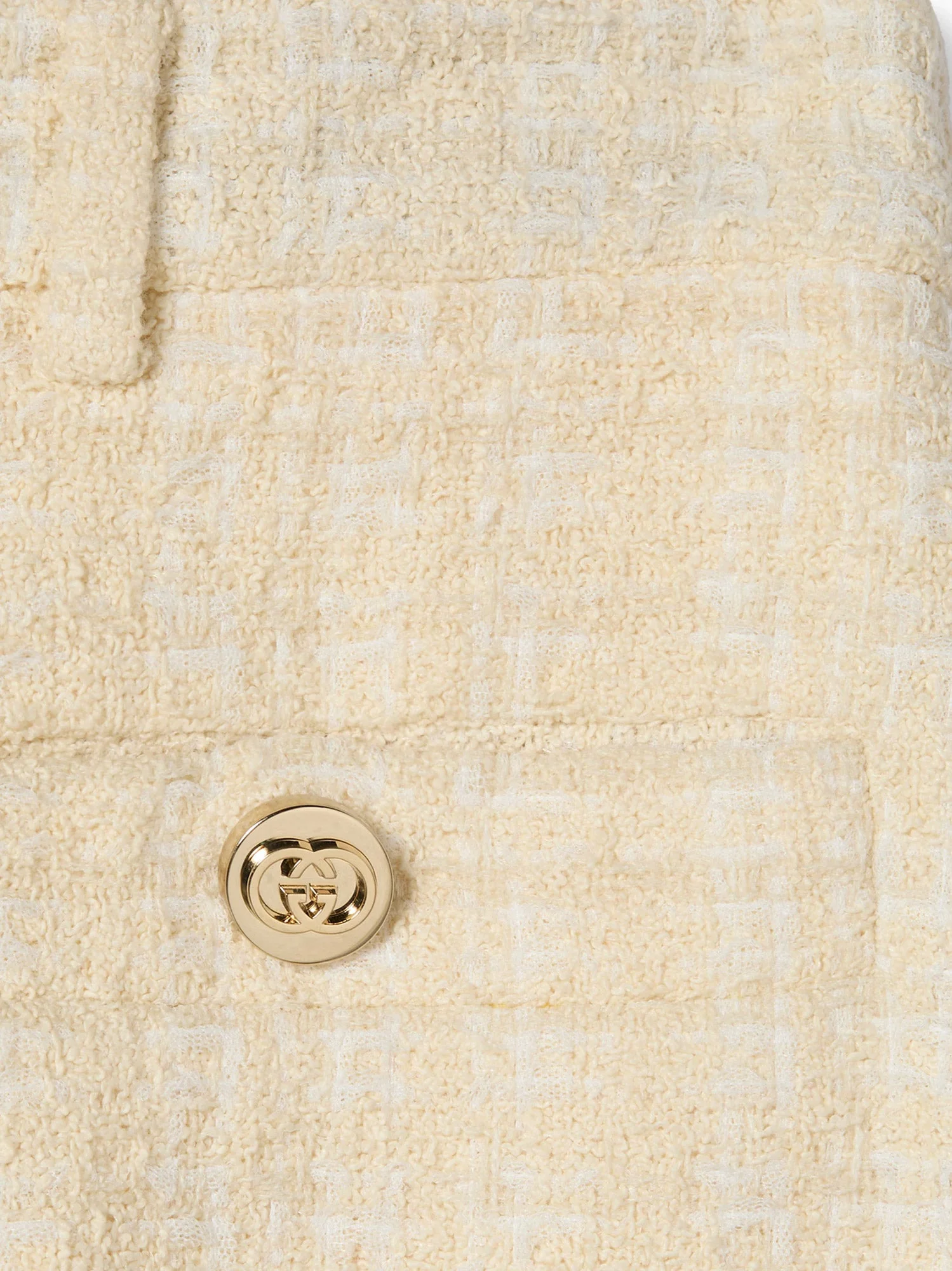 Gucci Cotton Blend Trousers With Checked Pattern - Image 5