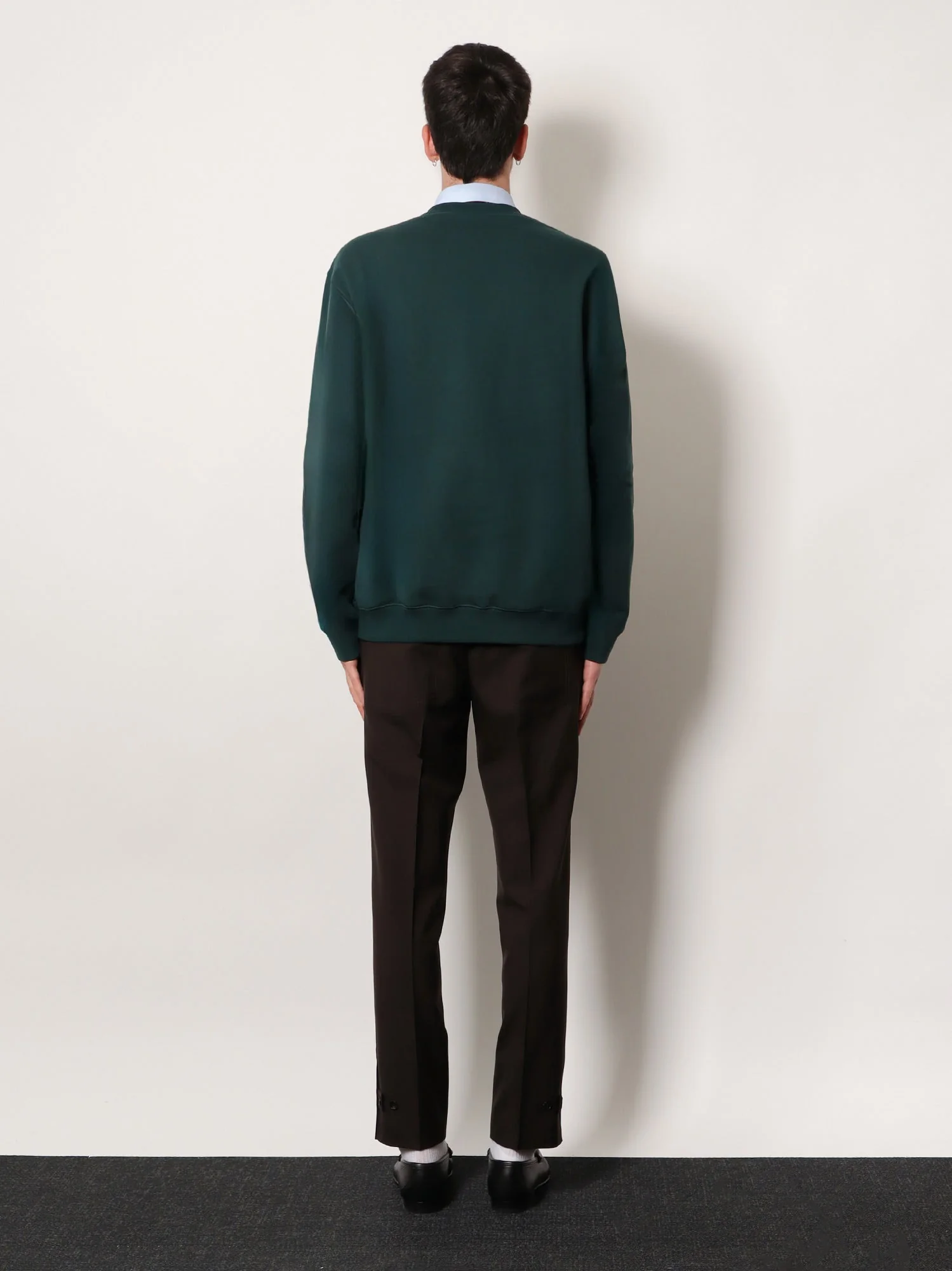Gucci Cotton Sweatshirt With Gg Incrocio Detail - Image 3
