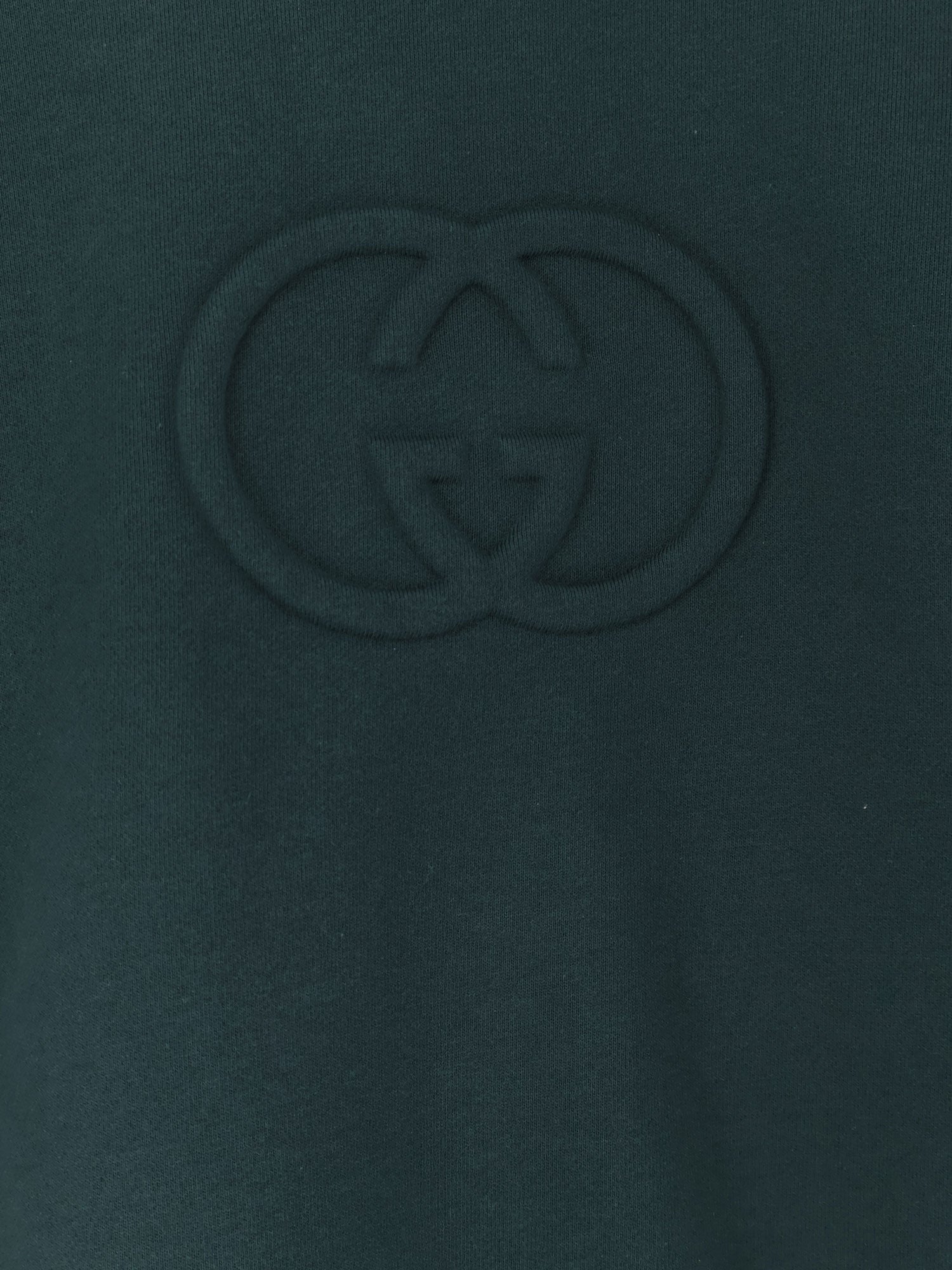 Gucci Cotton Sweatshirt With Gg Incrocio Detail - Image 5