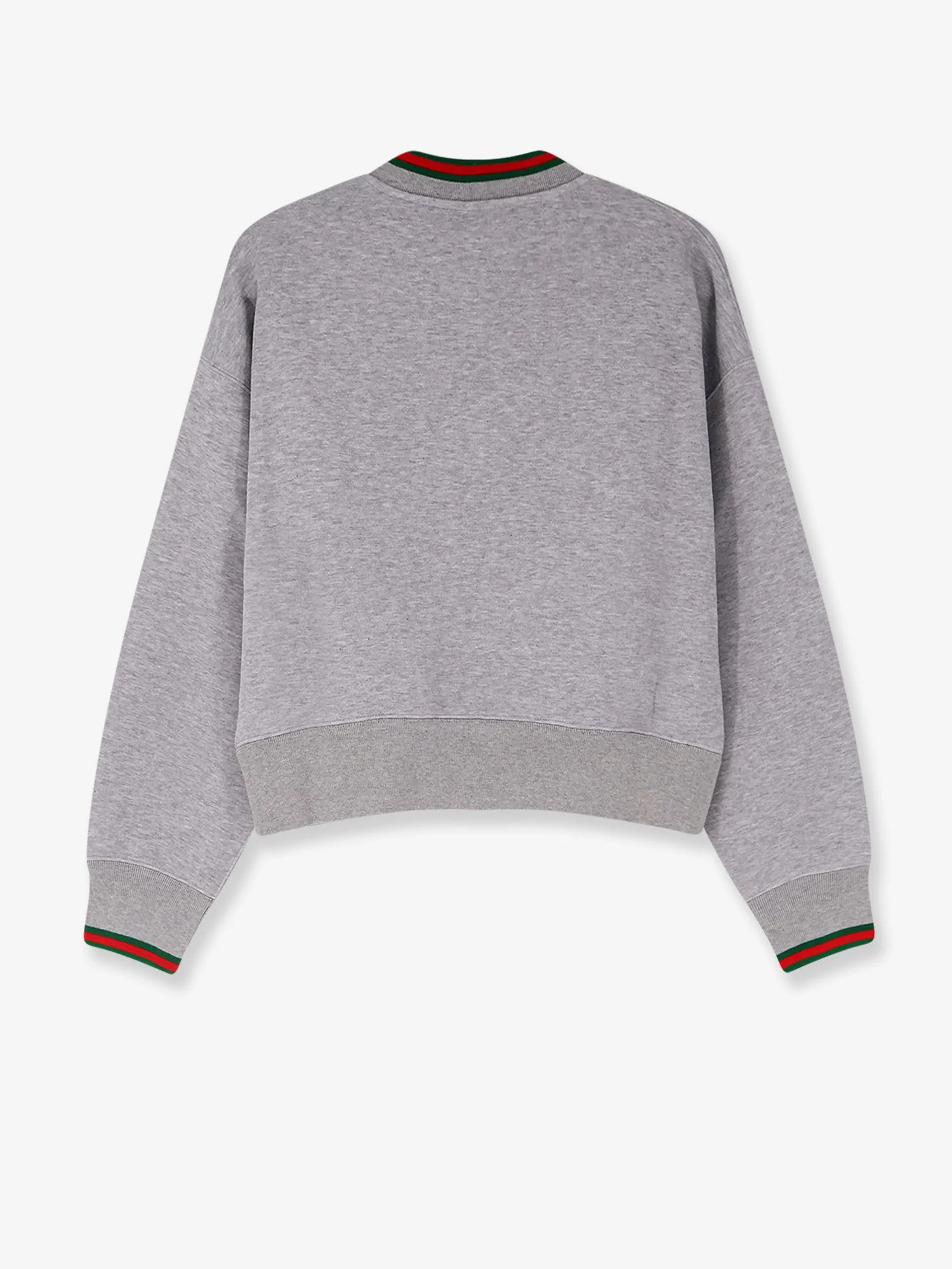 Gucci Cotton Sweatshirt With Web Detail - Image 7