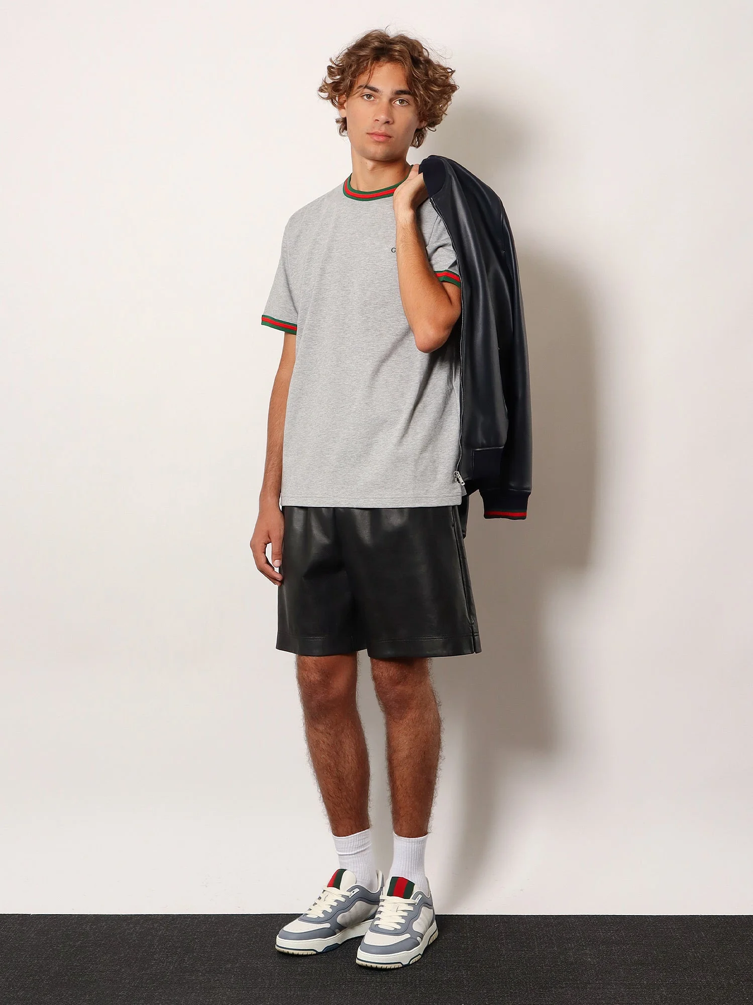 Gucci Cotton T-Shirt With Web Detail - Image 2
