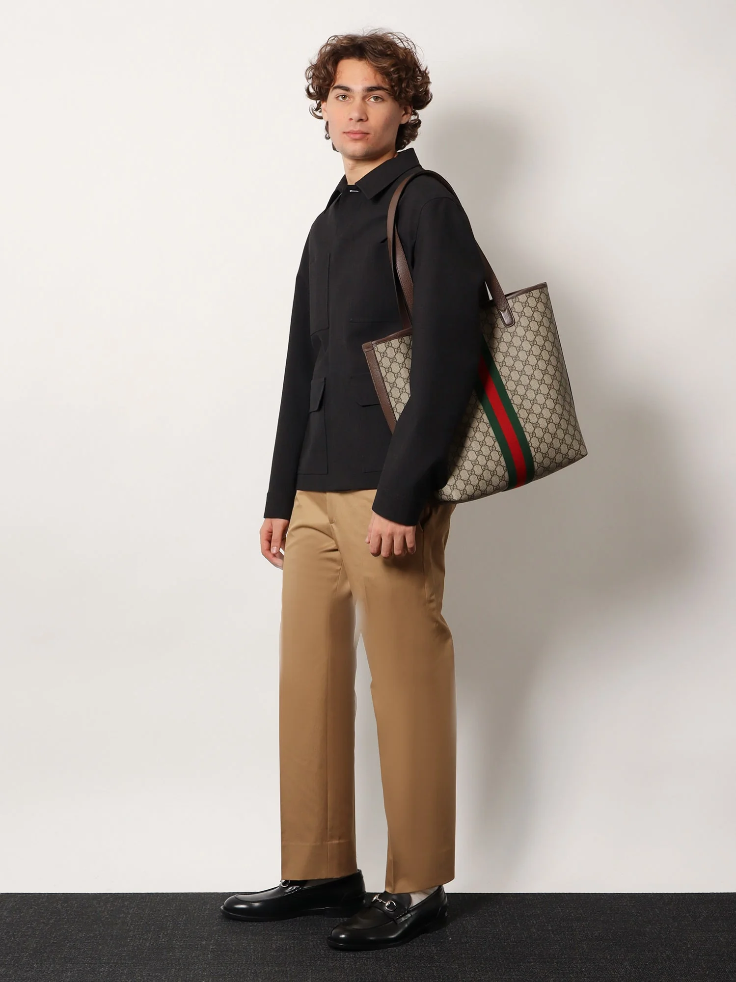 Gucci Cotton Trousers With Web Detail - Image 2