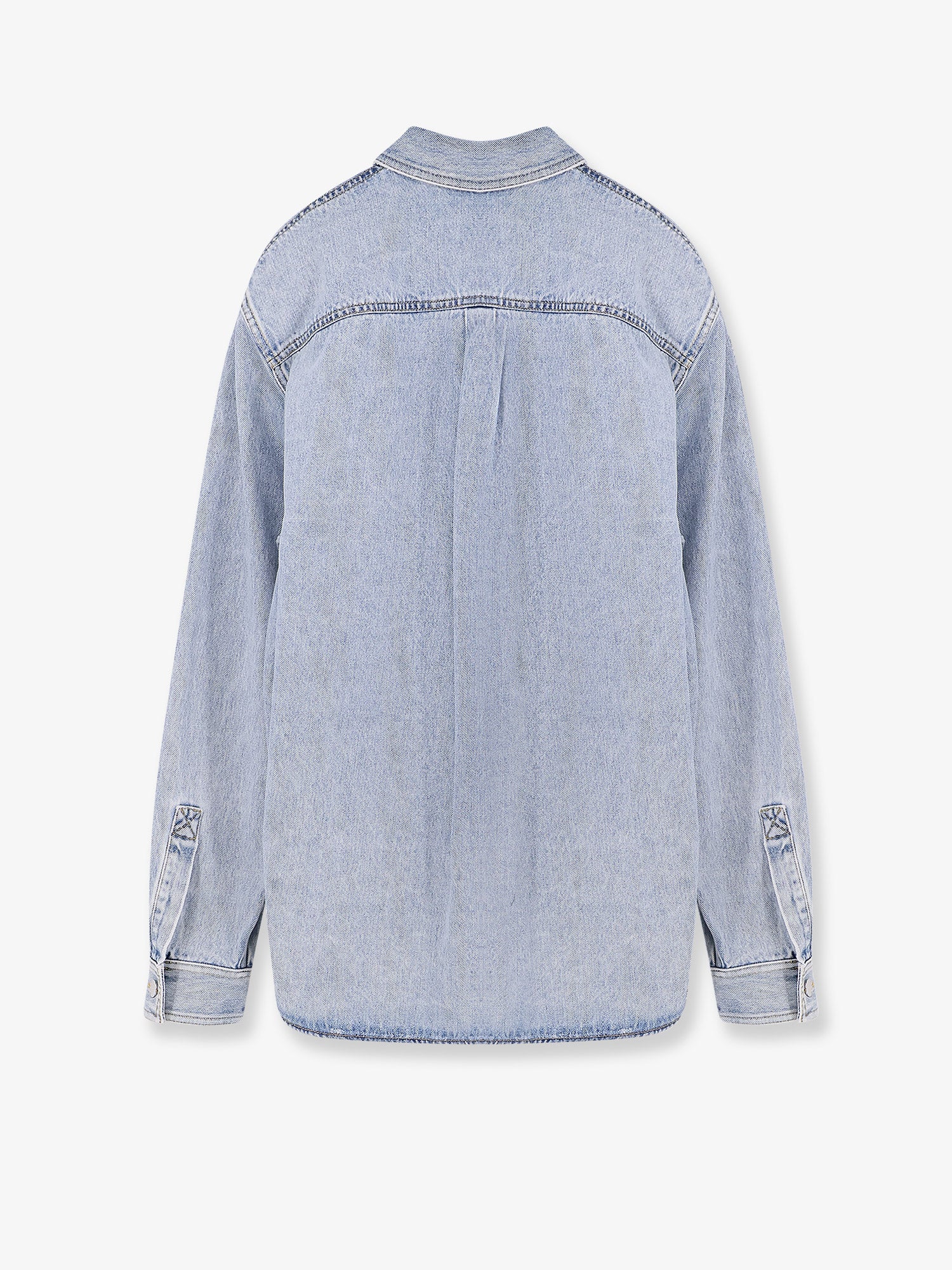 Gucci Denim Shirt With Gg Insert - Image 2