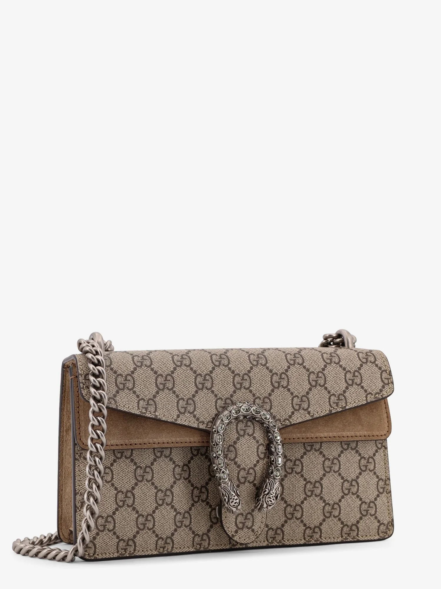 Gucci Dionysus Medium Supreme Gg Fabric And Suede Shoulder Bag - Image 3