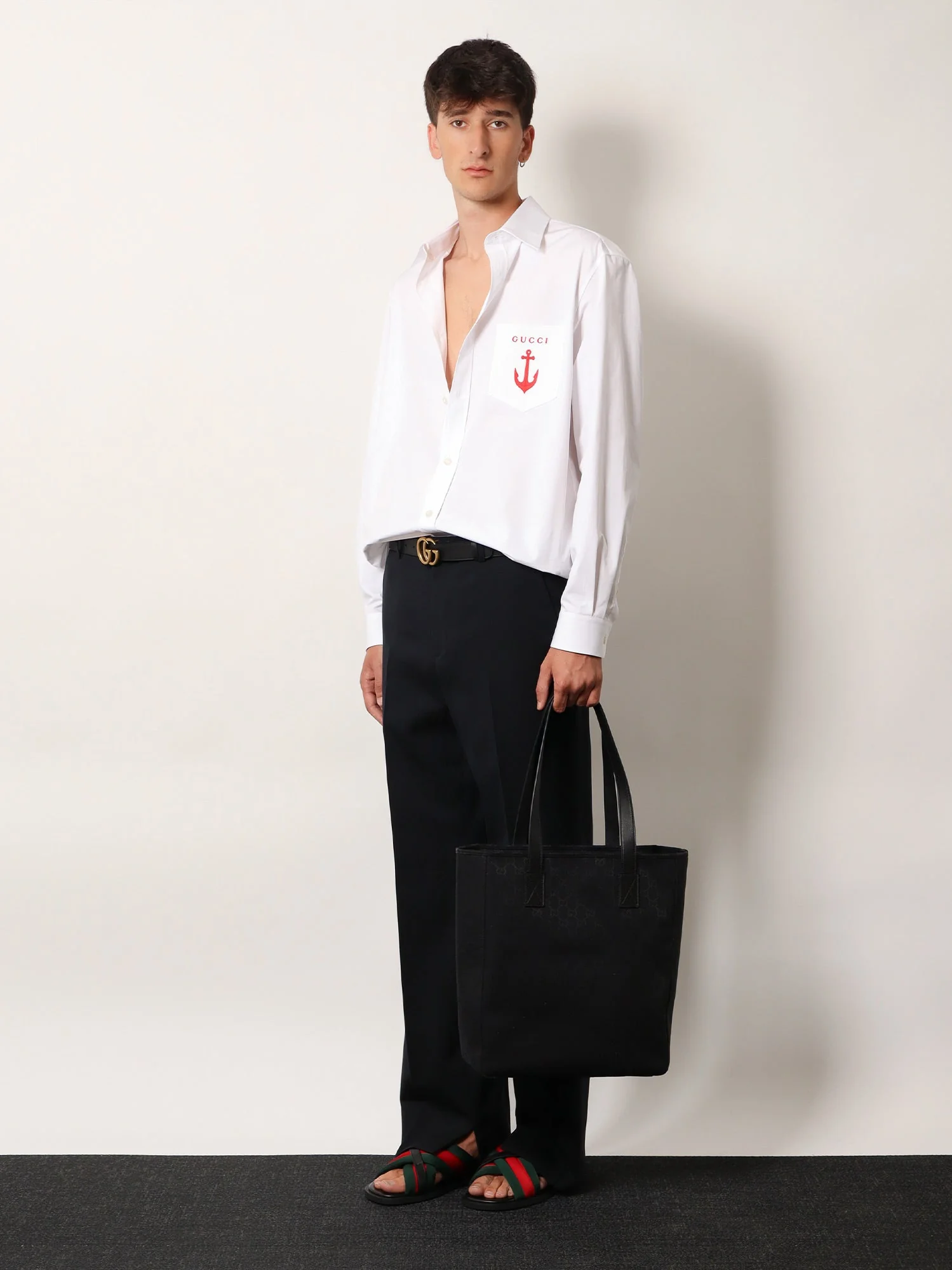 Gucci Gg Fabric Shopping Bag - Image 7
