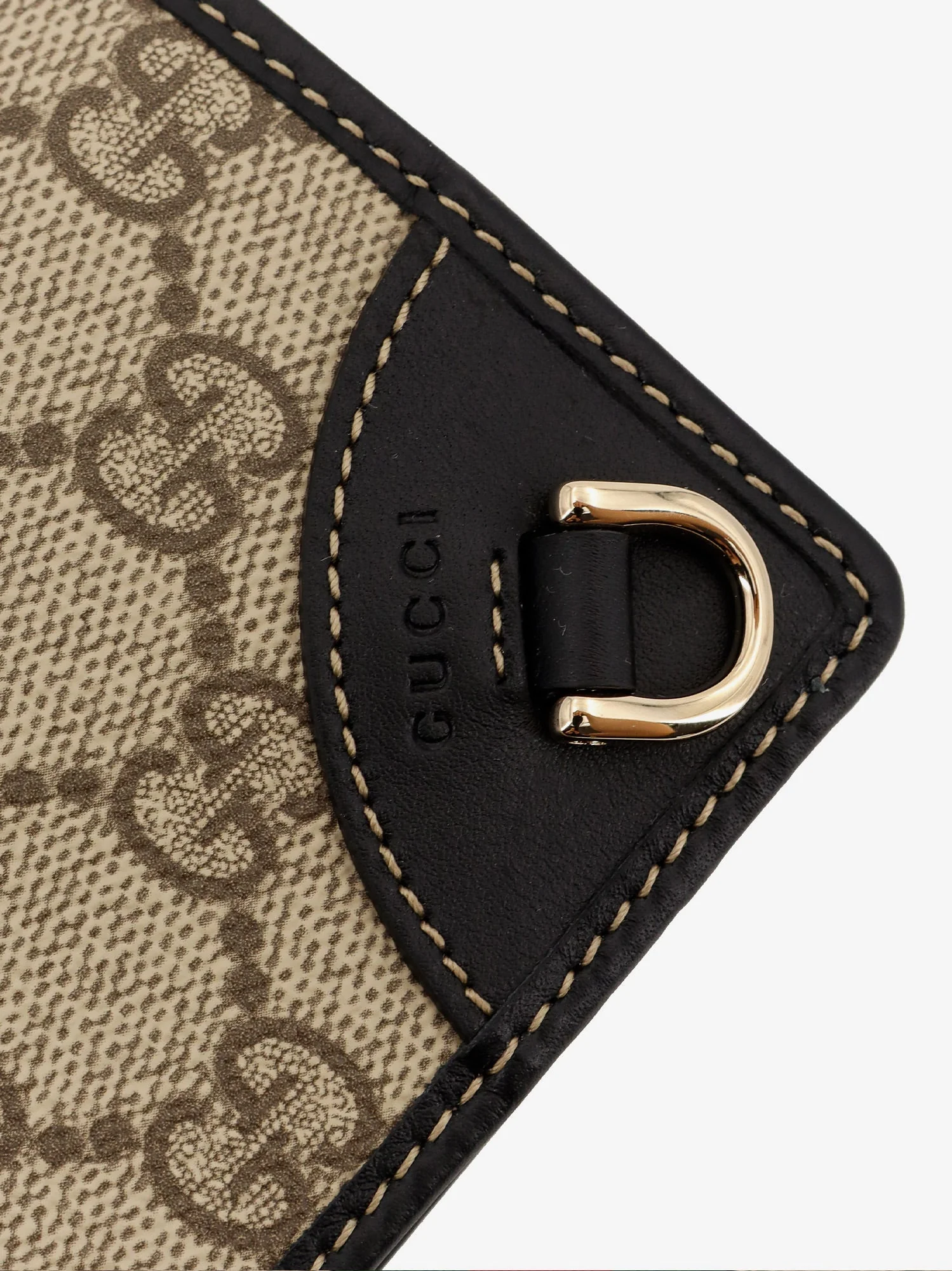 Gucci Gg Supreme Fabric And Leather Wallet - Image 4