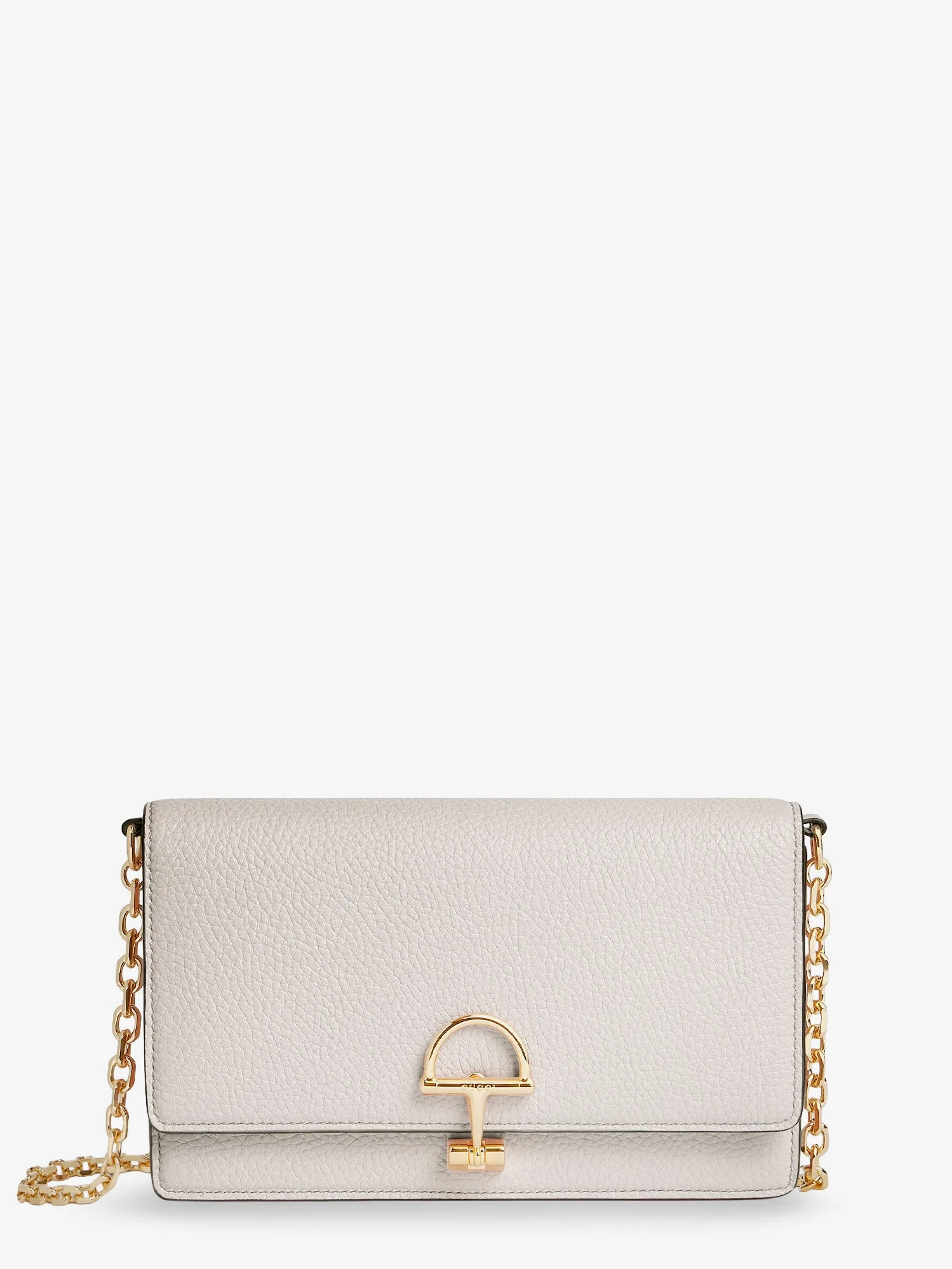 Gucci Gucci Half Horsebit Leather Crossbody Bag